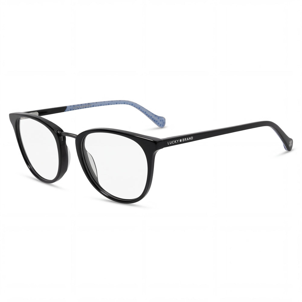 Gafas de sol polarizadas de plástico negro para hombre Lucky Brand D217 51mm