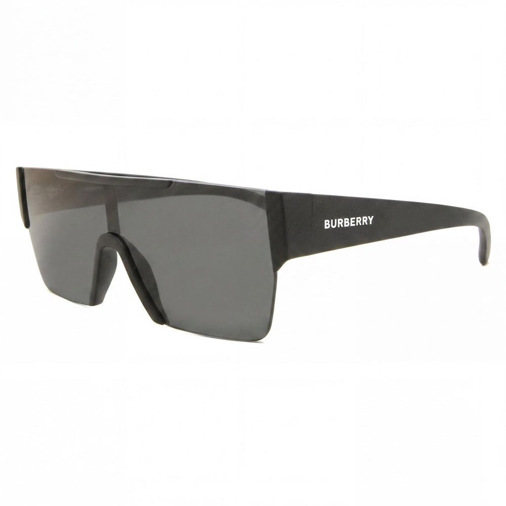 BURBERRY be 4291 Unisex Matte Black Plastic Gray Non-Polarized UV Protection Sunglasses 38mm