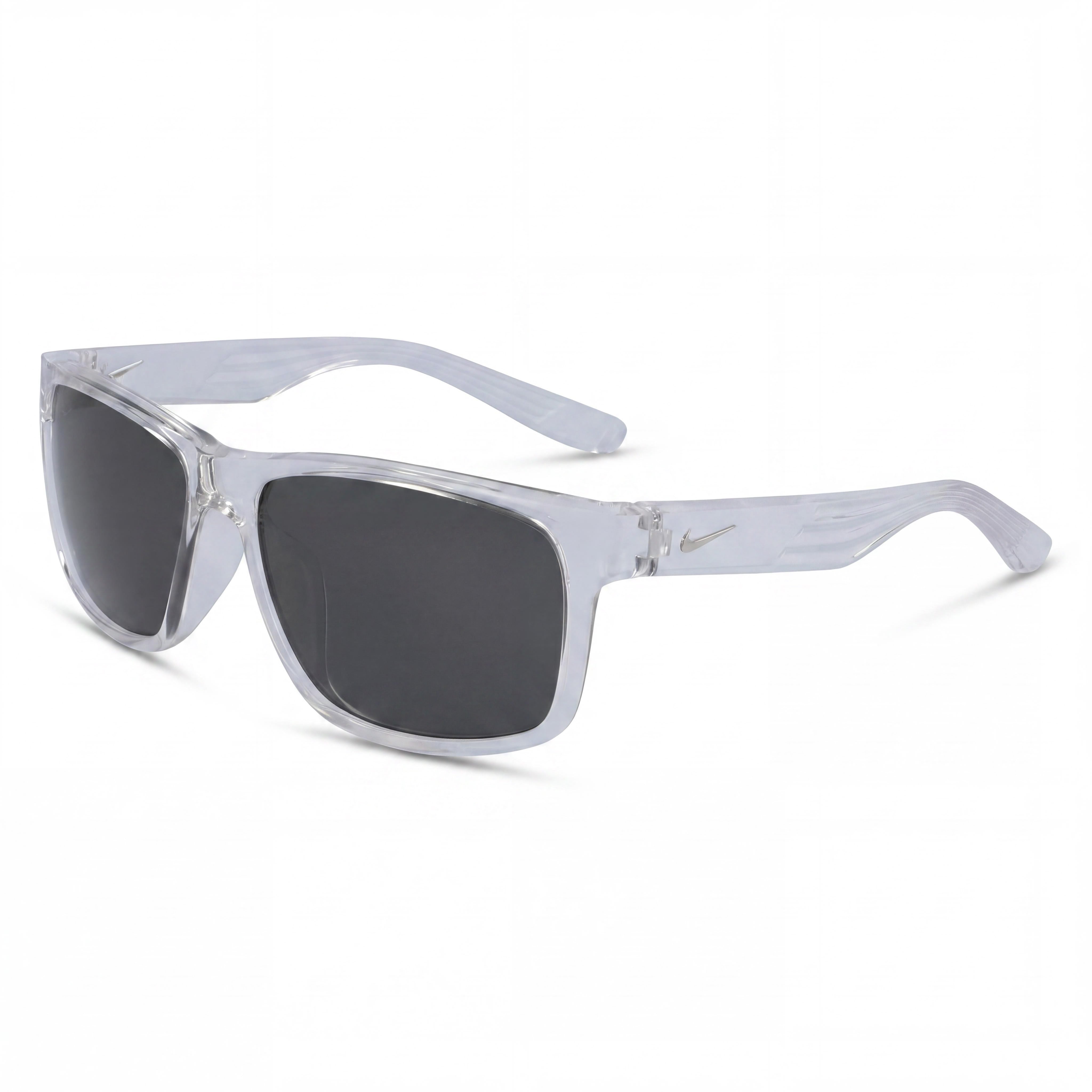 Nike Cruiser Unisex Crystal Clear Nylon Frame Eyewear with Non-Polarized Lenses and 100% UV Protection 59mm, Photo 1