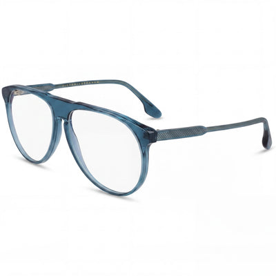 Victoria Beckham Vb2602, modelo de gafas para hombre con montura verde azulado y lentes de policarbonato, tamaño 58 mm