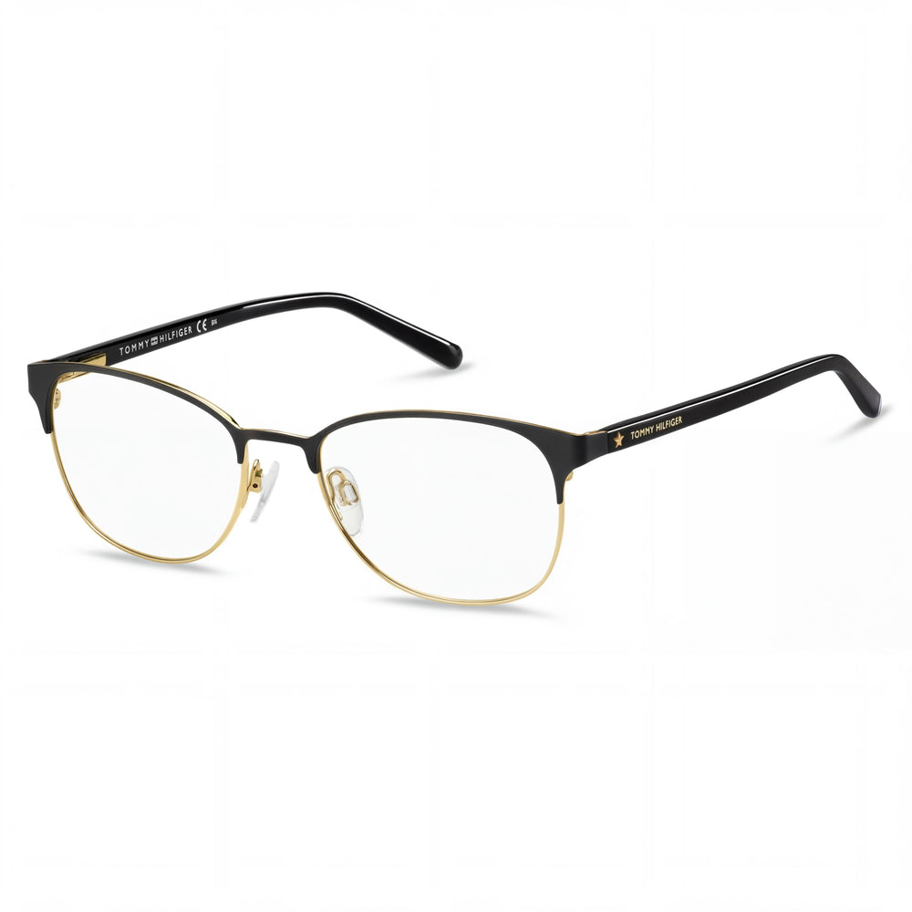 Tommy Hilfiger Th 1749 Women's Alloy Steel Matt Black Eyeglasses 53mm