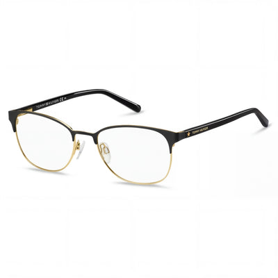 Tommy Hilfiger Th 1749 Women's Alloy Steel Matt Black Eyeglasses 53mm
