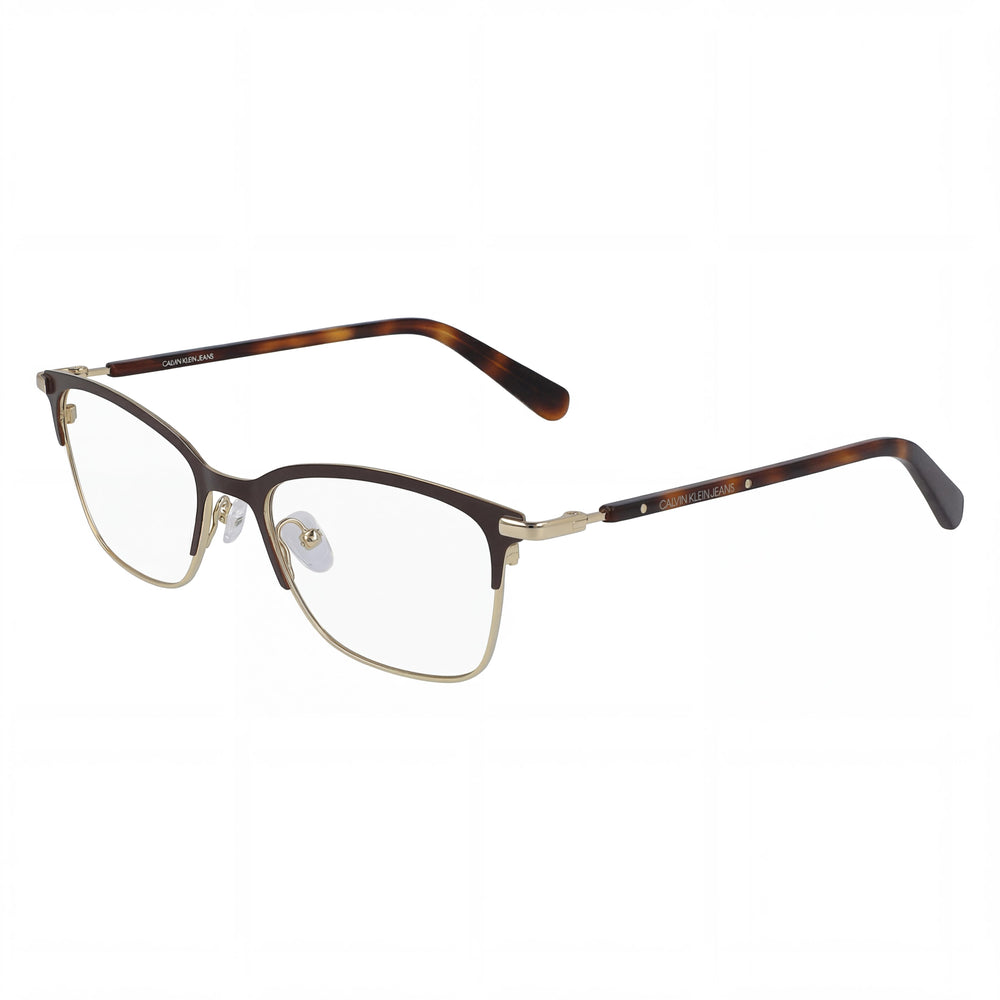 Calvin Klein Jeans Sport Unisex Rose Gold Metal Optical Eyeglasses, 50mm Lens, 17mm Bridge, 135mm Temple