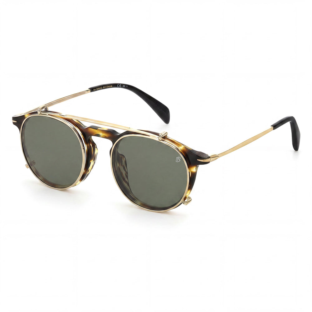David Beckham Db 1003/G/Cs Unisex Plastic Brown Horn UV Protected Sunglasses 49mm