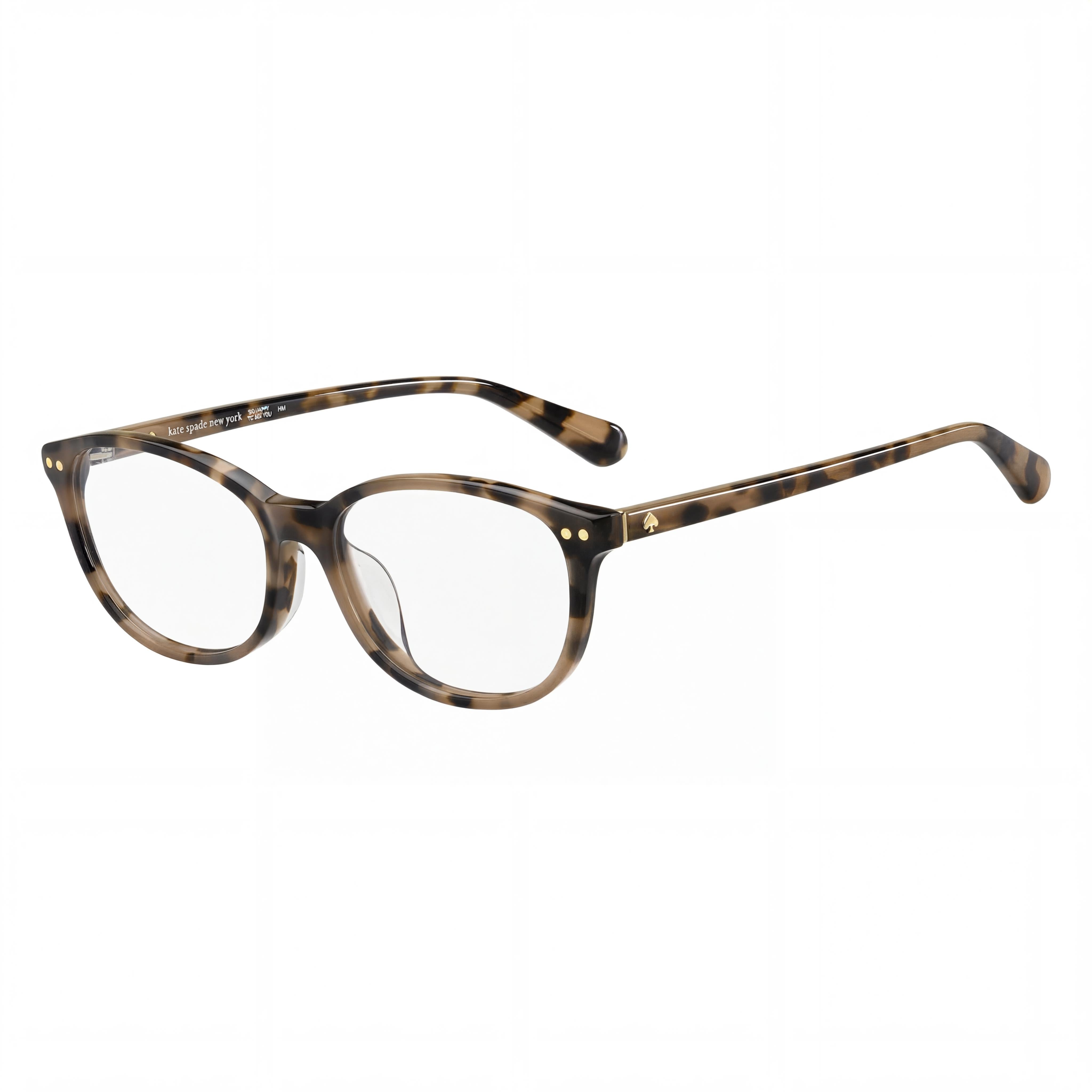 Gafas de sol EVANGELINE/F de Kate Spade New York para mujer, con montura de acetato color habana oscuro y lentes color habana de 53 mm, Photo 1