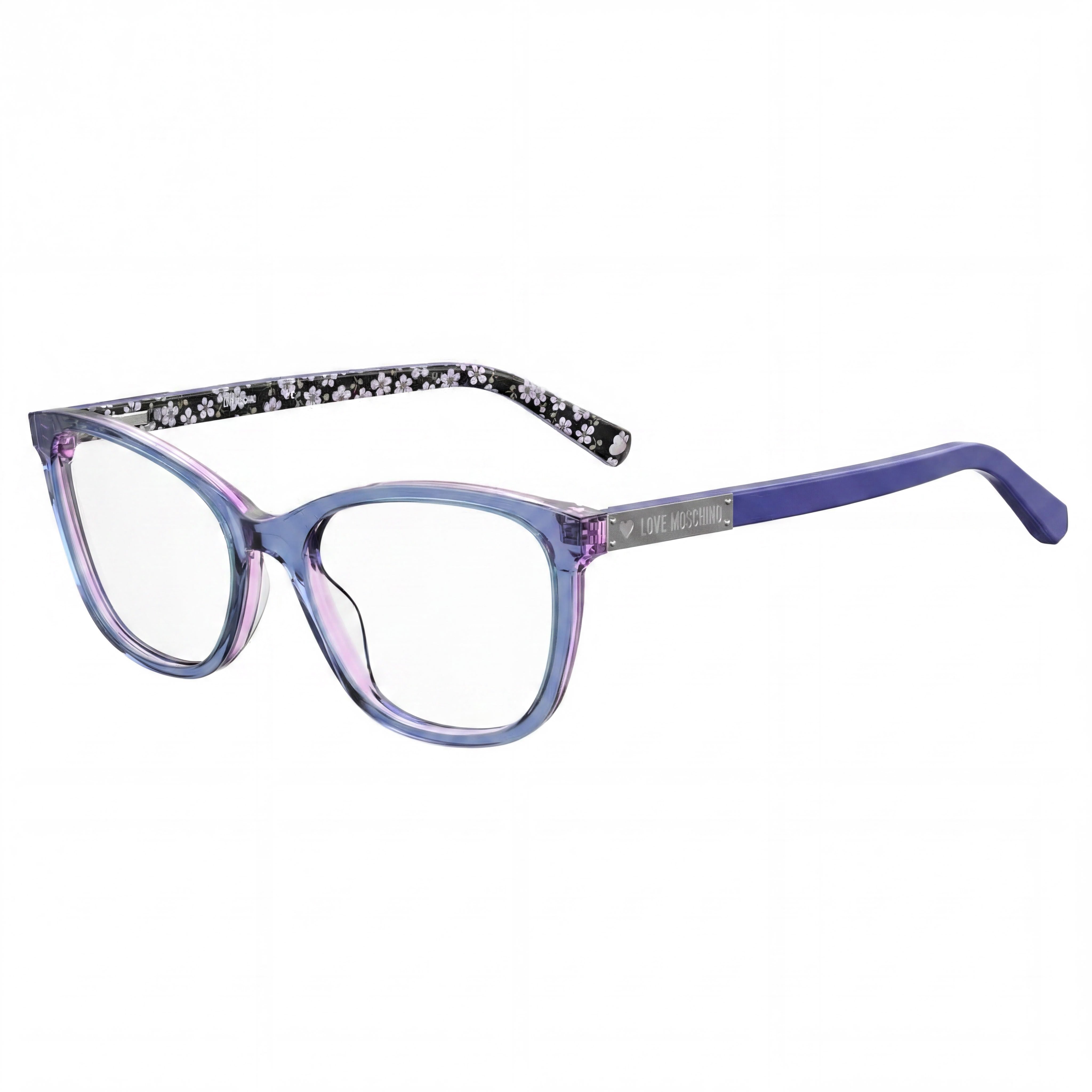 Moschino Mol575 Women's Blue Acetate Demo Lenses 53/18/140, Photo 1