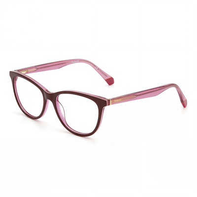 Polaroid Pld D395 Gafas Ópticas Hombre Montura Plástica Borgoña Rosa Sin Polarizar 52-16-145
