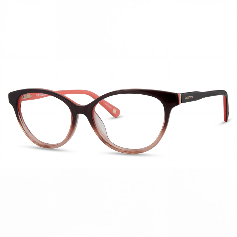 Liz Claiborne 452 Hombre Acetato Marrón Beige 51mm
