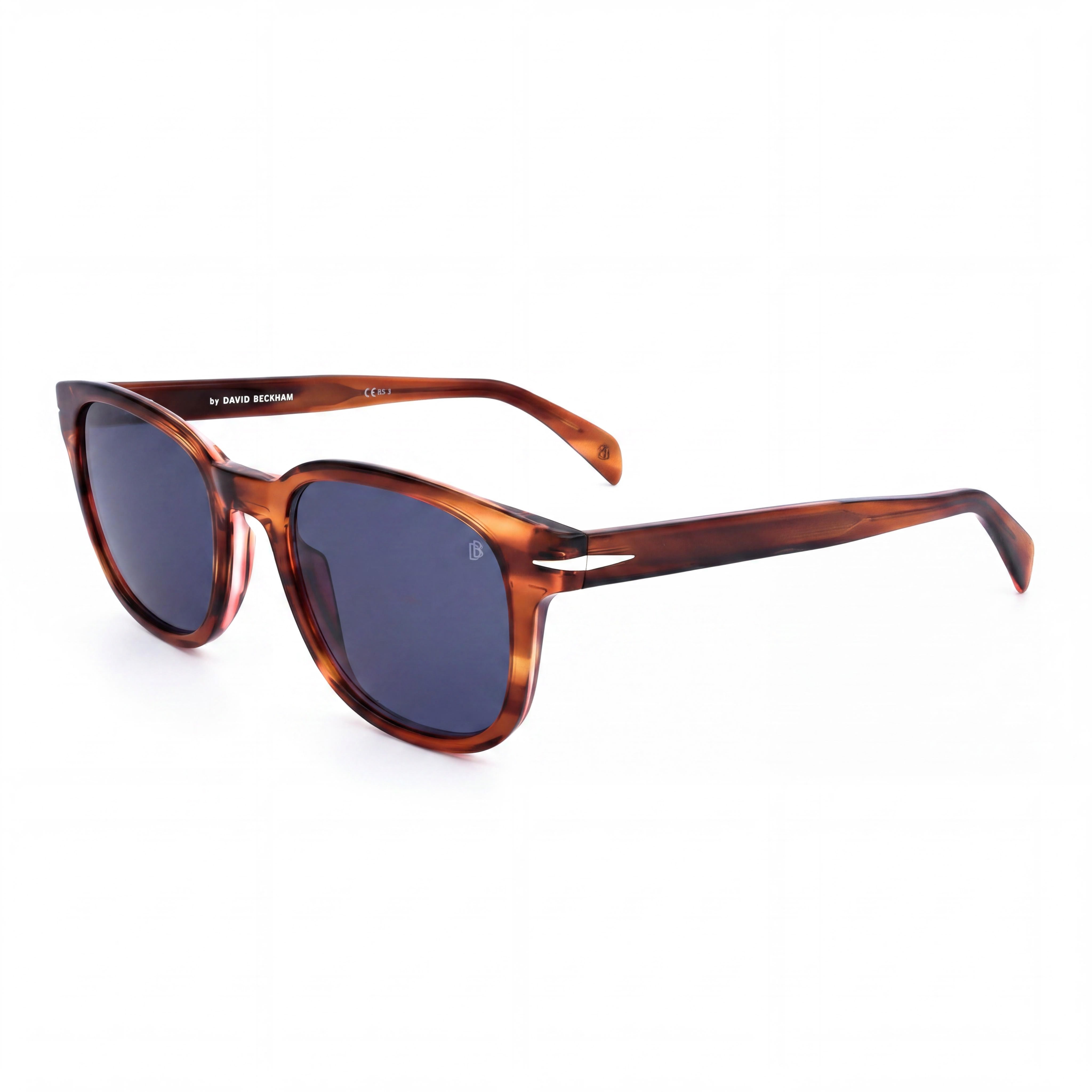 Gafas de sol David Beckham DB 1062/S Acetato Marrón Cuerno Azul Sin Polarizar Protección UV Unisex 52 mm, Photo 1