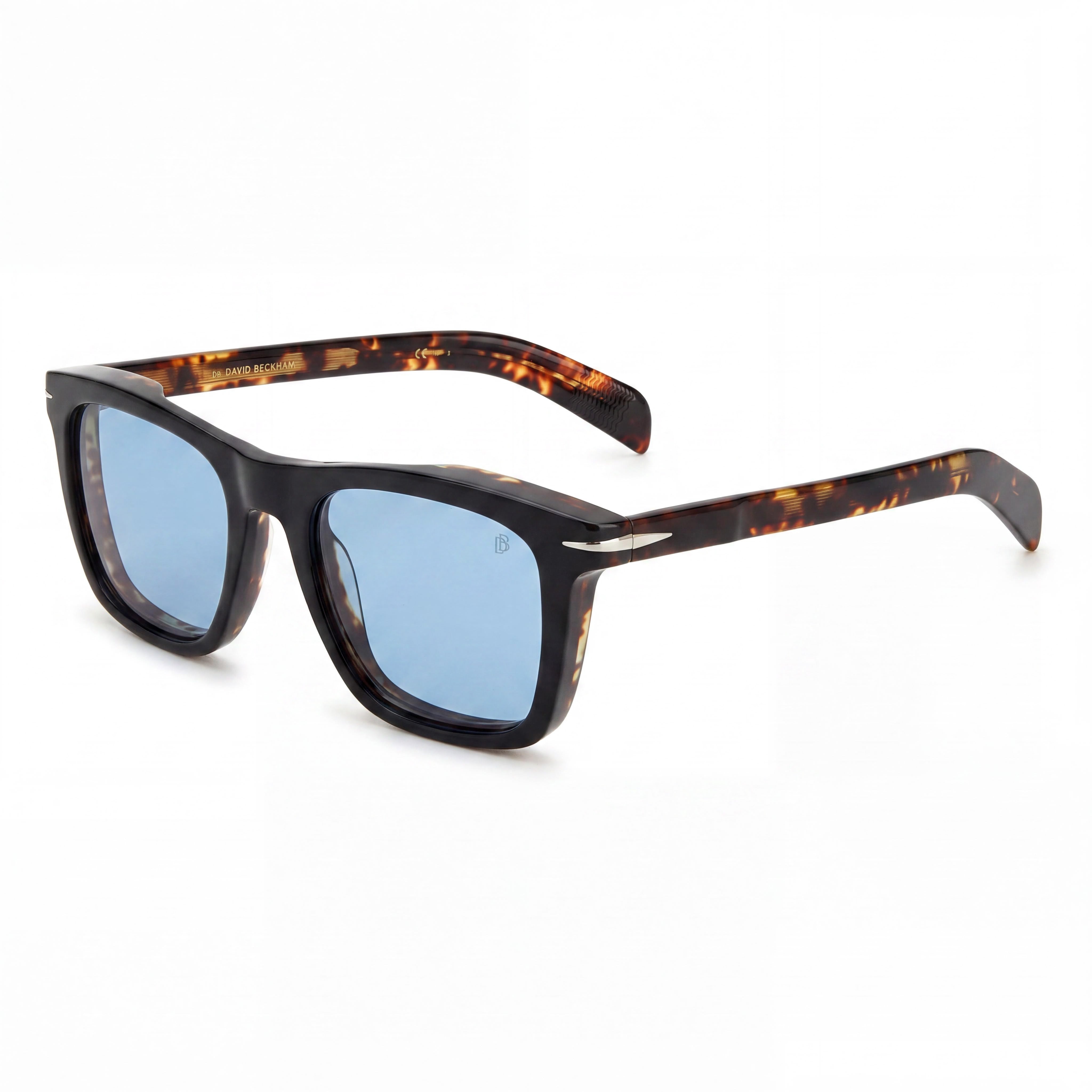 David Beckham Contemporary DB 7000/S Men's Acetate Matte Black Havana Sunglasses with UV 400 Protection 51mm, Photo 1