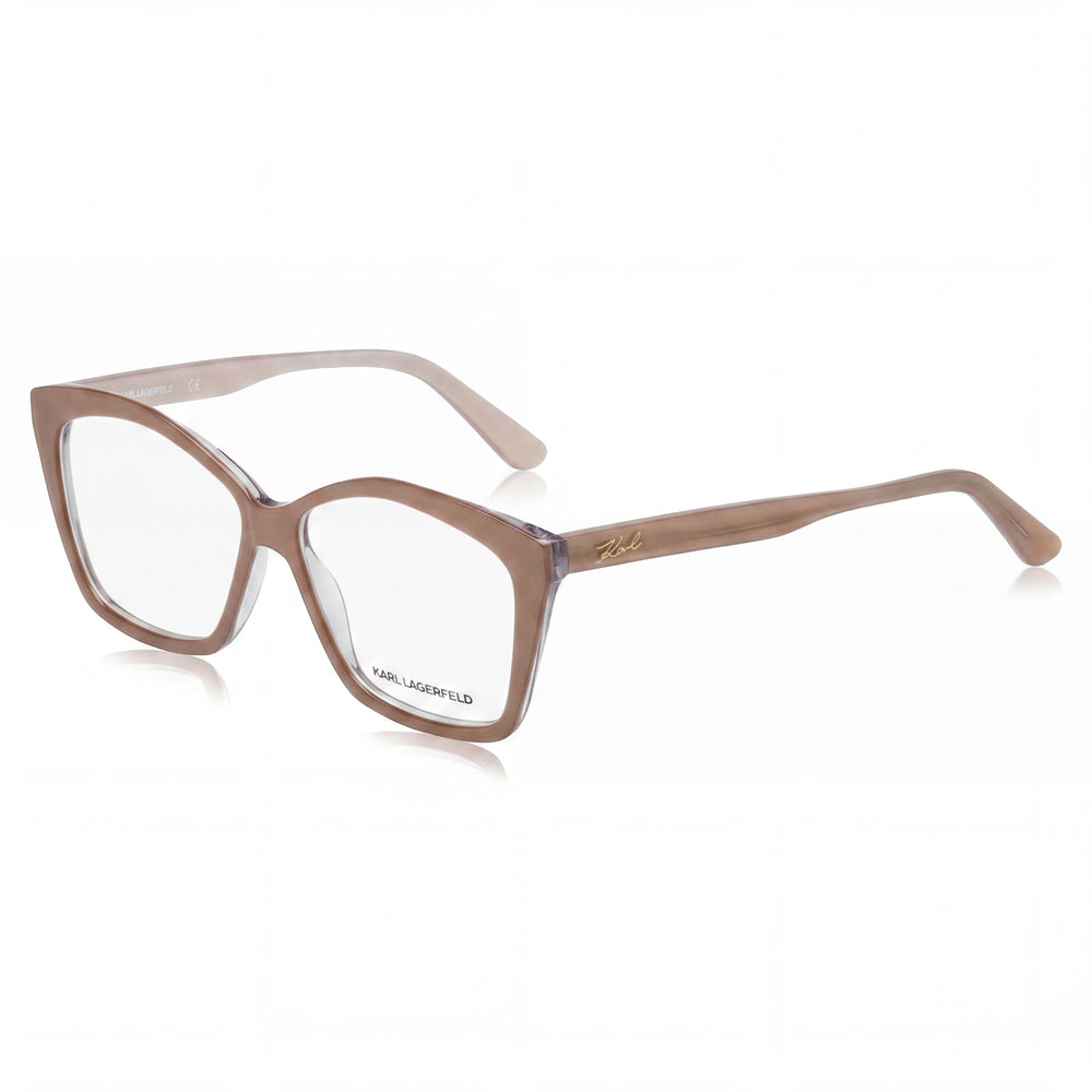 Gafas de sol KARL LAGERFELD KL6064 de estilo casual para mujer, montura de acetato en camello de tres capas, 54 mm