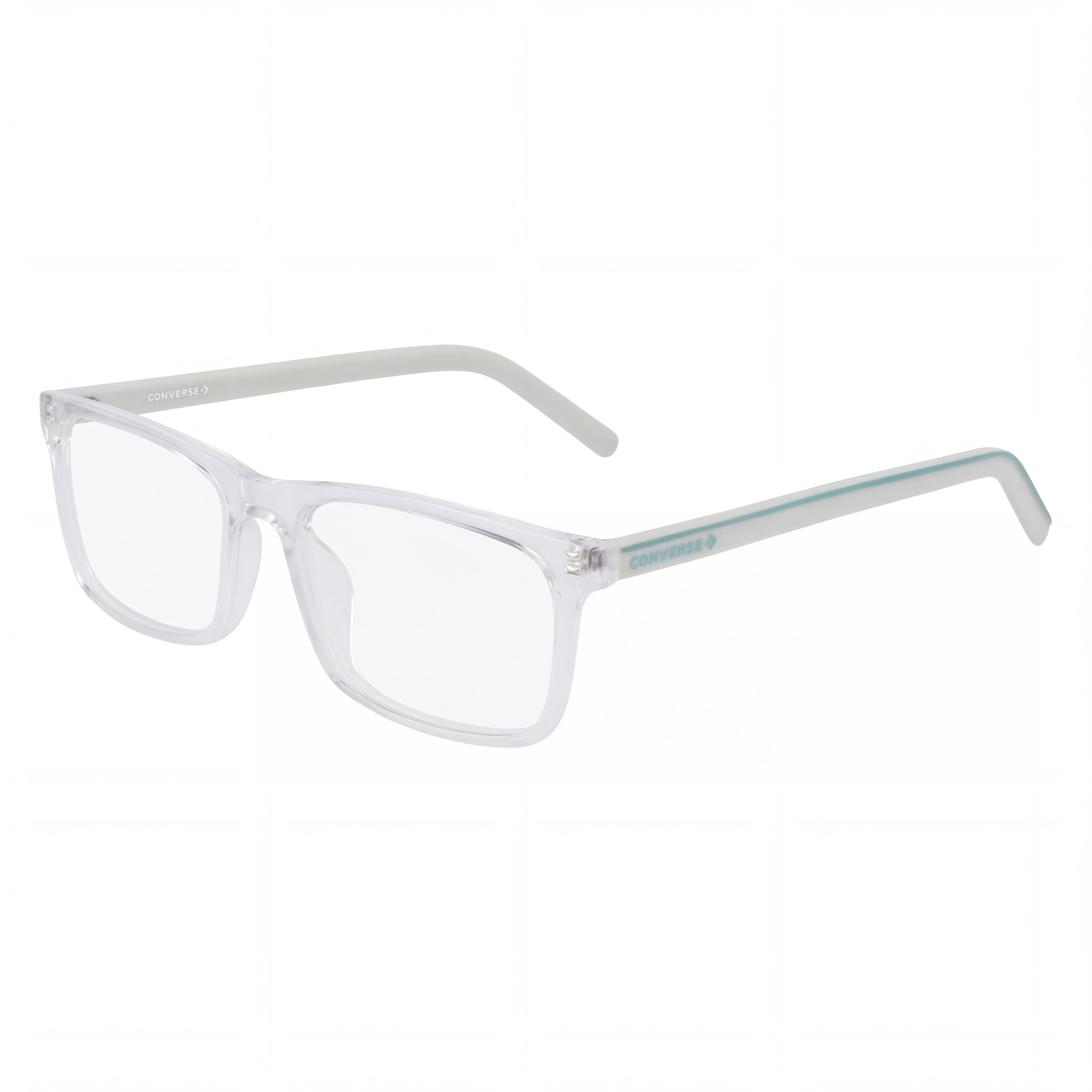 CONVERSE ALL STAR Modern CV5049 Men’s Eyeglasses with Crystal Clear Acetate Frame and Crystal Clear Lenses 54mm, Photo 1