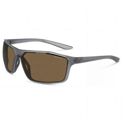 Nike Windstorm M Cw4672 Men's Matte Dark Grey Brown Bronze Titanium UV Protection Sunglasses 65mm
