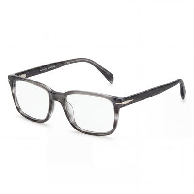 David Beckham Db 1065 Men's Grey Horn Plastic Frame Eyewear, 54mm Lens Width, Polycarbonate Lenses