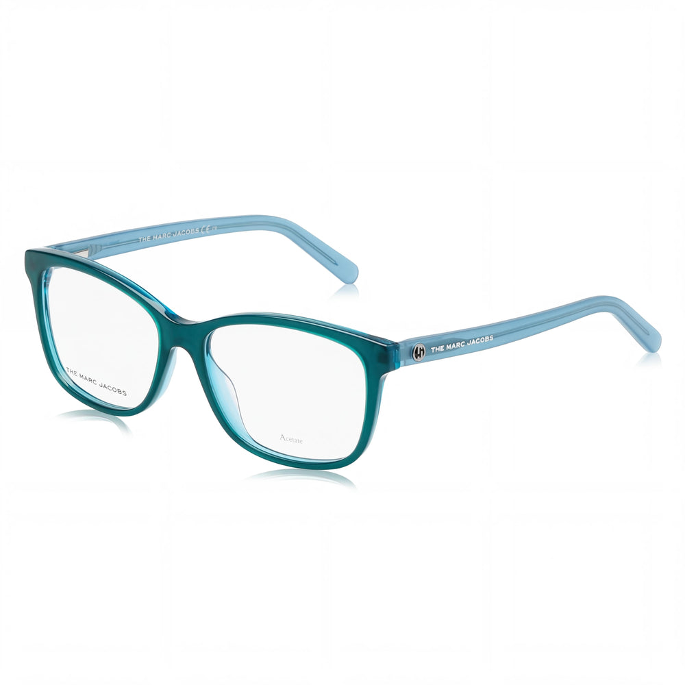 Marc Jacobs Comtemporary Marc 558 Women's Green Azure Acetate Polycarbonate Eyeglasses 53mm Lens Width