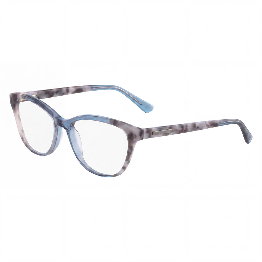 Gafas Anne Klein Ak5069 de hombre con montura metálica ligera y lentes de policarbonato transparente en color pizarra, 53 mm de ancho de lente