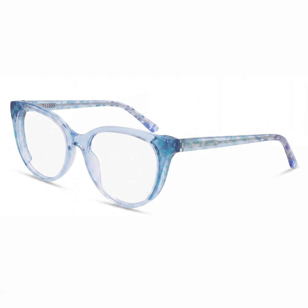 bebe Bb5208 Men’s Blue Animal Metal Eyeglasses 52-17-135