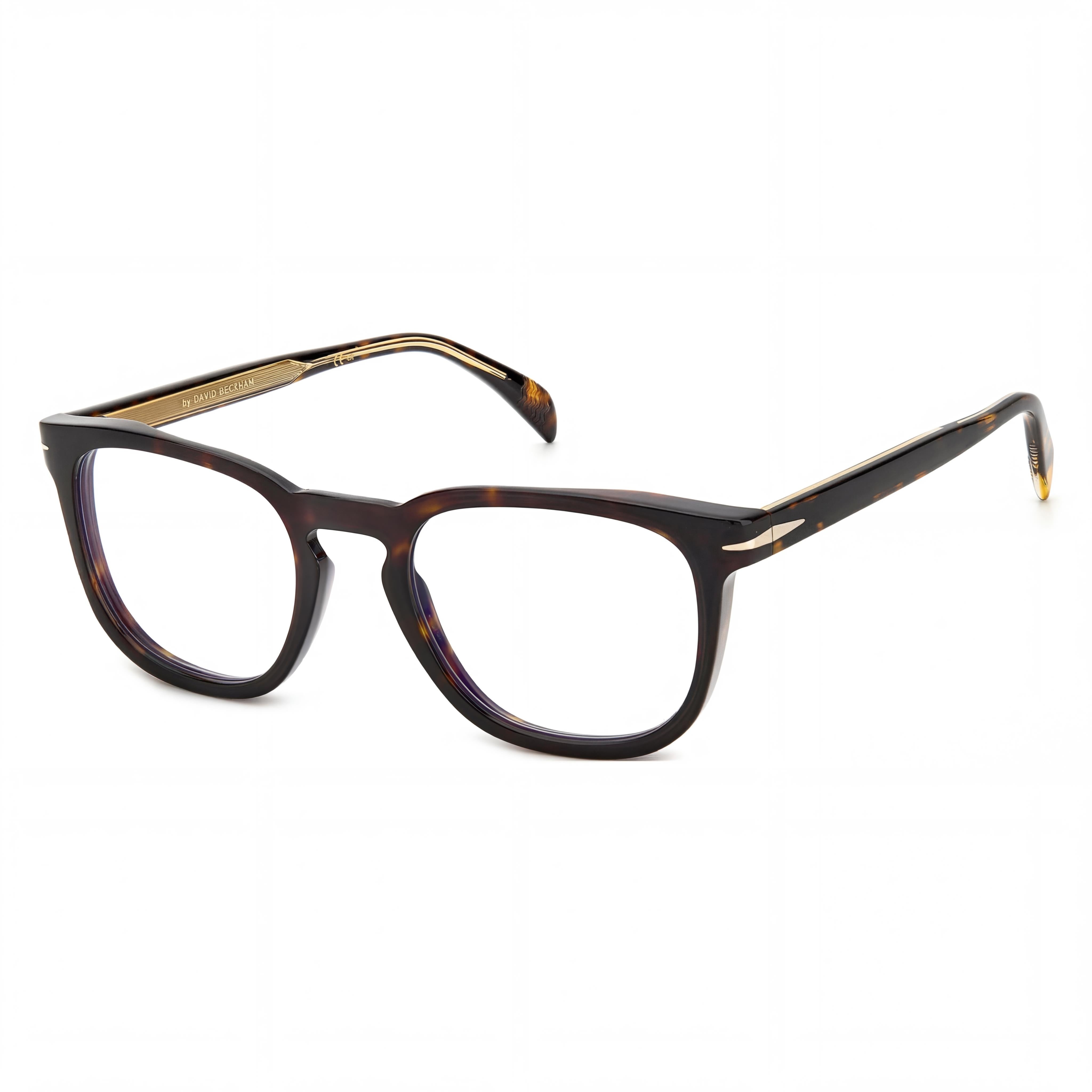 David Beckham DB 7022/BB Men's Sunglasses with Havana Acetate Frame and Havana Polycarbonate Lenses, 49mm Lens Width, Photo 1