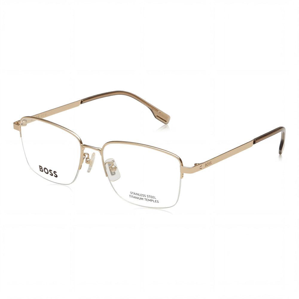 Hugo Boss 1474/f Modern Women's Alloy Steel Matte Gold UV Protection Sunglasses 55mm