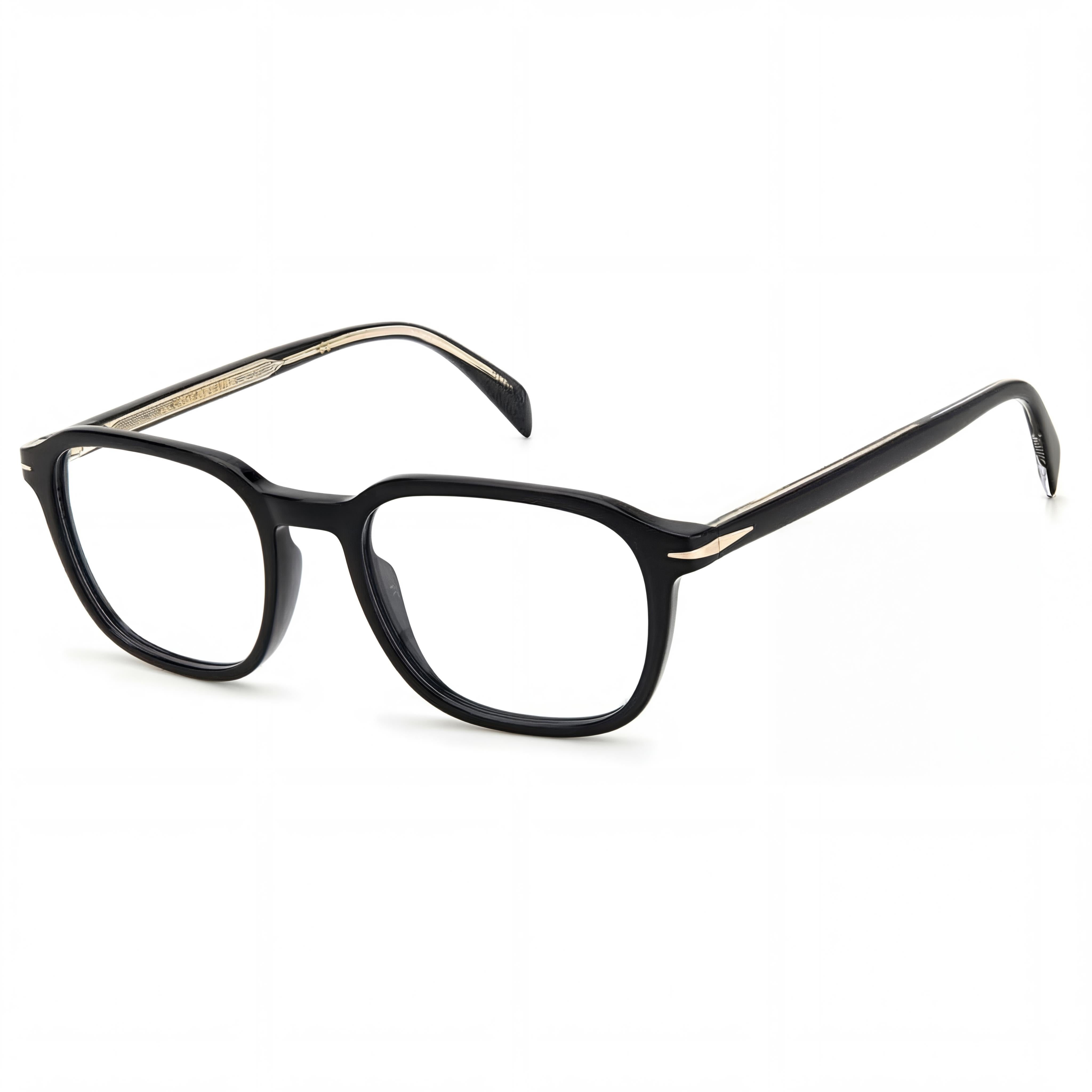 David Beckham Db 1084 Men's Polycarbonate Lenses Sunglasses with Black Plastic Frame and 51mm Lens Width, Photo 1
