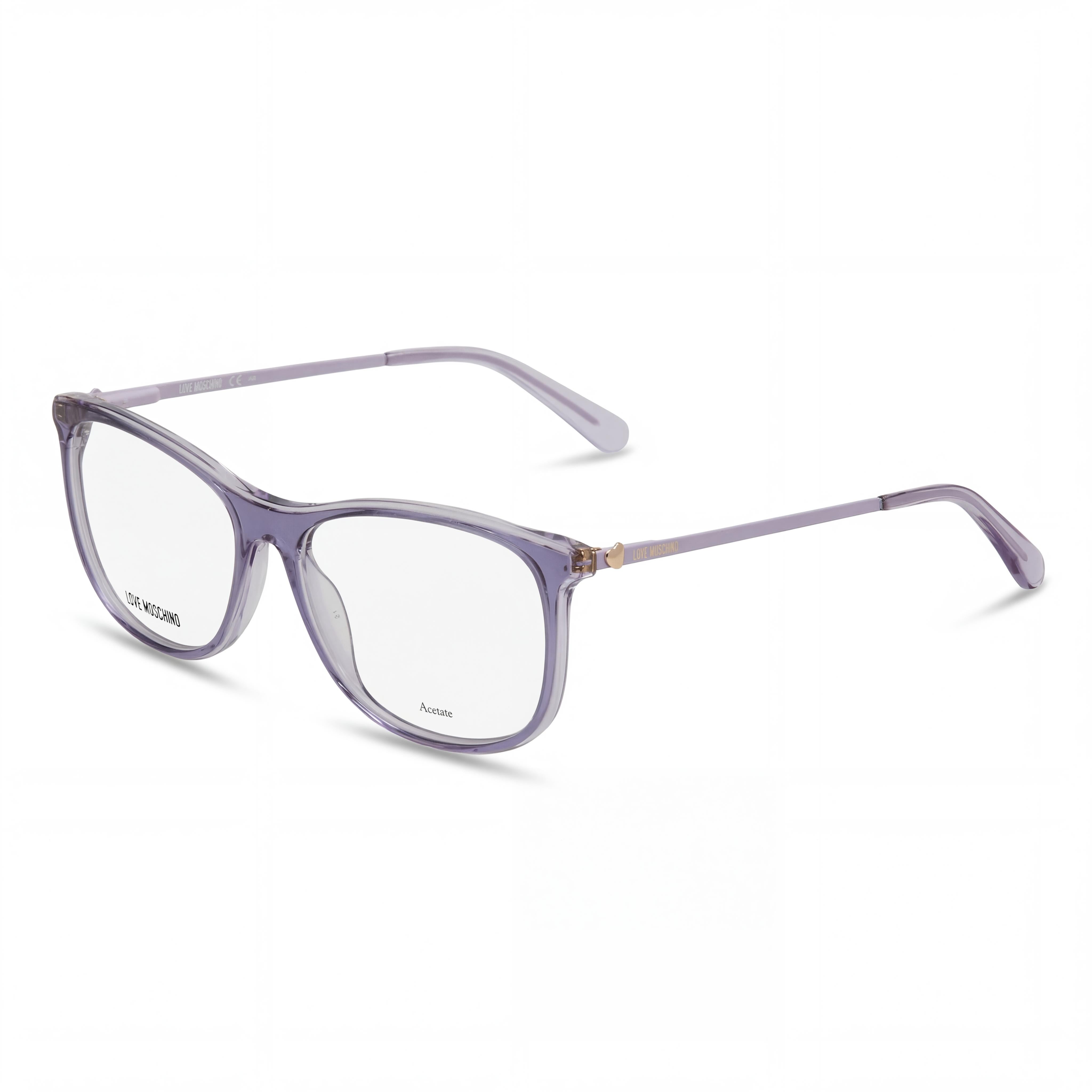 Gafas de Sol Love Moschino Modernas de Acetato Violeta Lila para Mujer de 55 mm, Photo 1