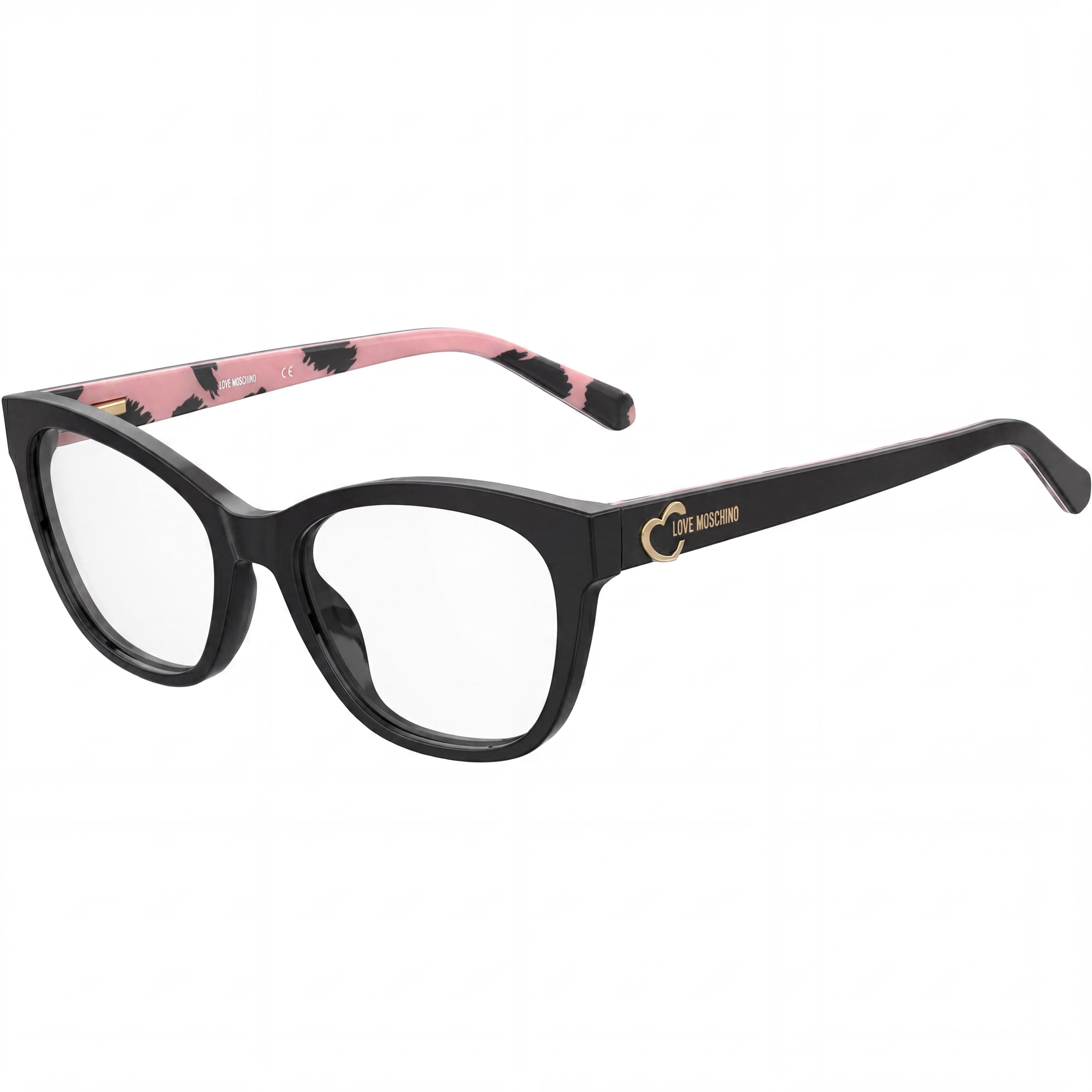 Love Moschino Modern Acetate Frame Women's Sunglasses, Pink Black Pattern, 53mm Lens Width, Photo 1