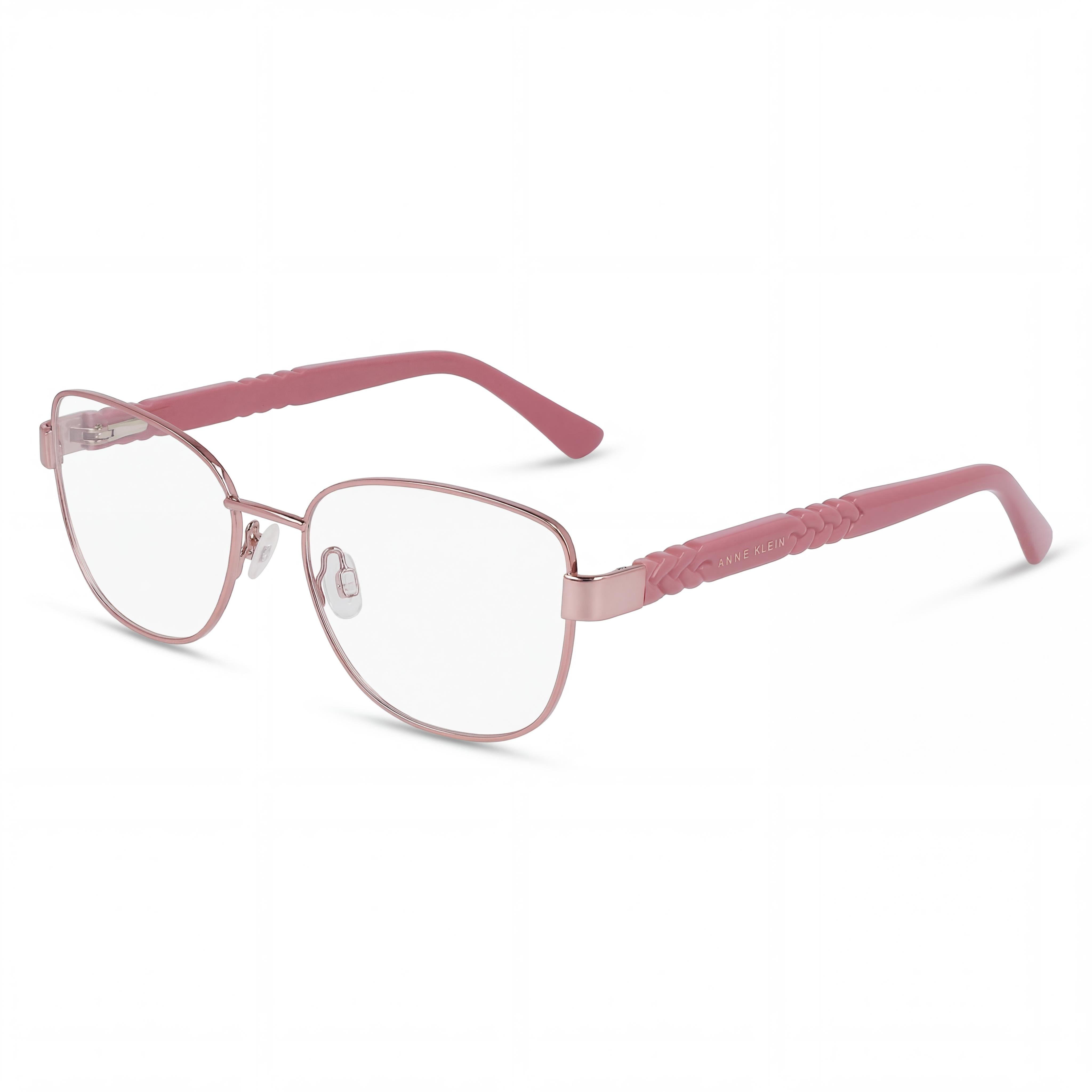 Anne Klein Ak5101 Men's Eyeglasses with Rose Gold Acetate Frame and Clear Polycarbonate Lenses, Size 52-17-140, Photo 1