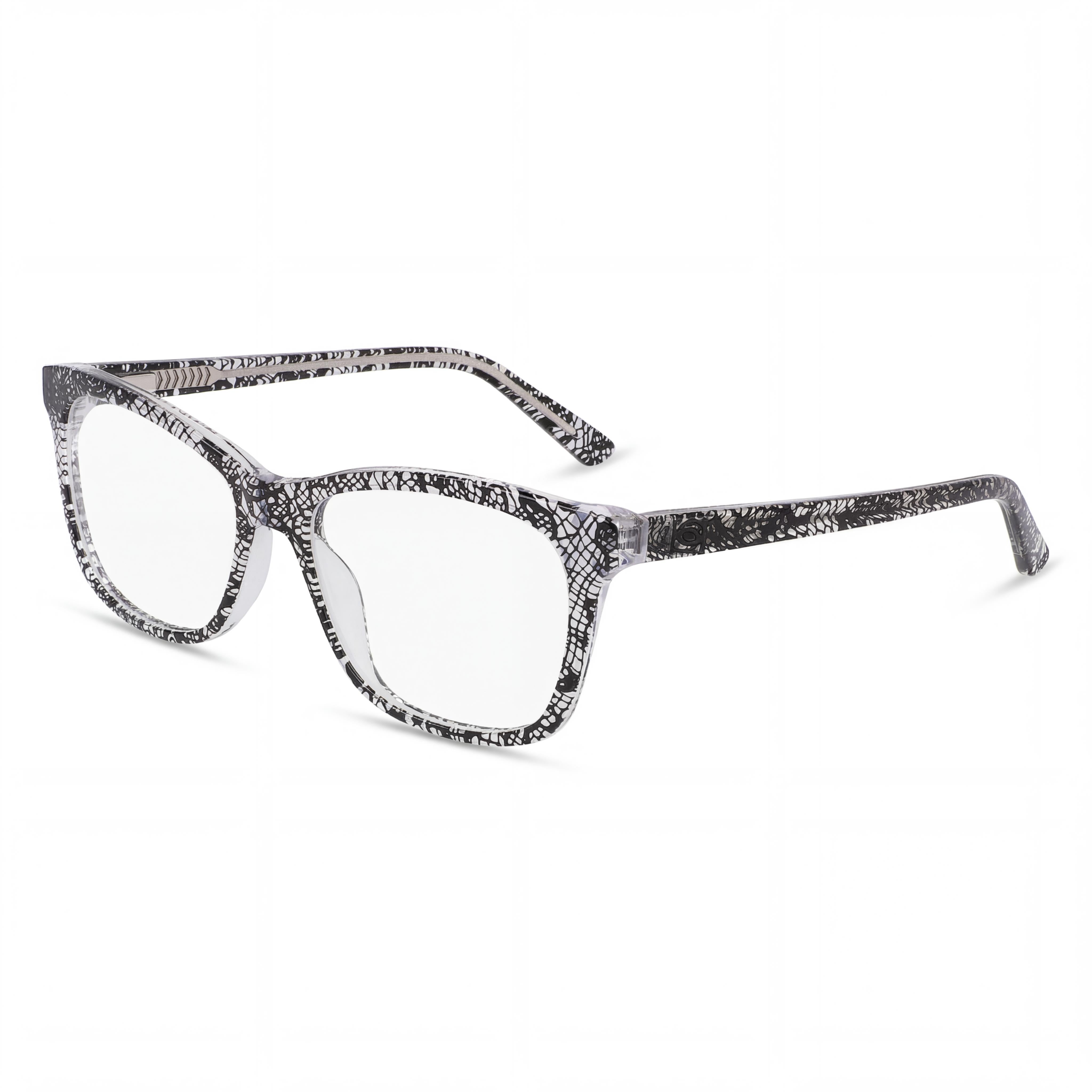 bebe Bb5213 Montura de gafas ópticas de resina Jet Lace para hombre, ancho de lente de 54 mm, puente de 16 mm, longitud de patilla de 140 mm, Photo 1