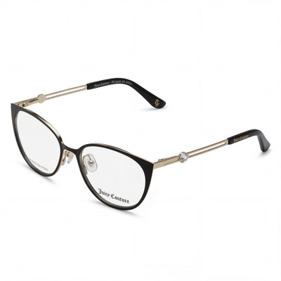 Juicy Couture Modern Unisex Sunglasses with Matt Black Alloy Steel Frame and Non-polarised Lenses, 51mm