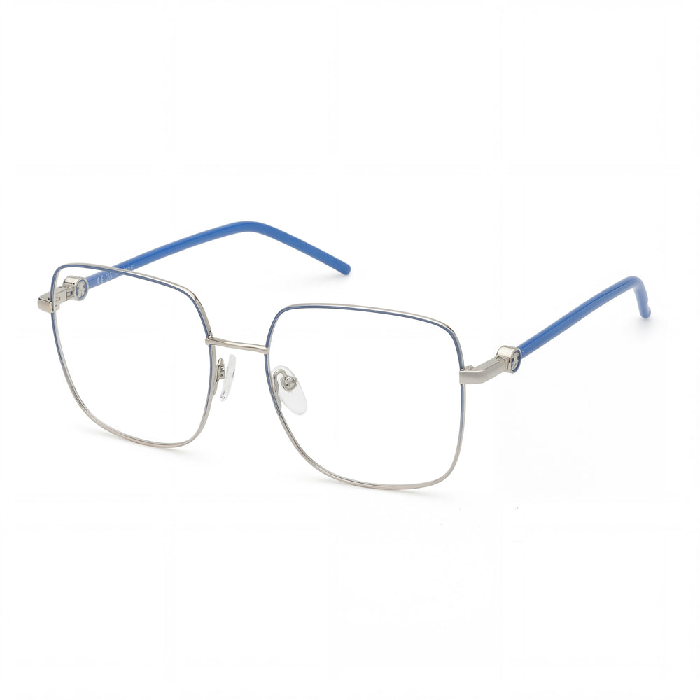 TOUS Classic Women's Combined Metal Injected Eyeglasses, Light Gold with Coloured Parts, 55mm