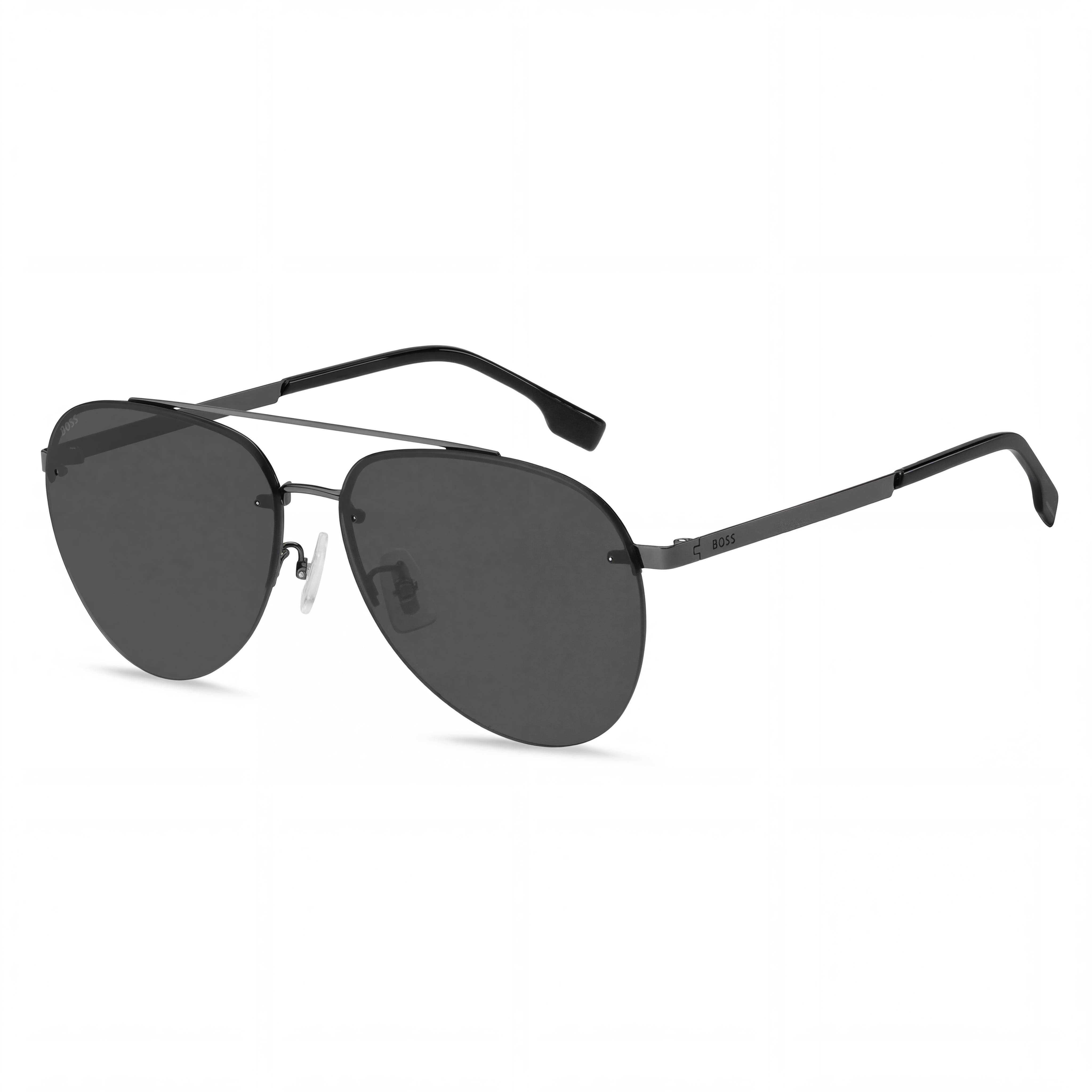 Gafas de sol unisex HUGO BOSS Boss 1537/f/sk Modern Metal Dark Ruth Black de 62 mm, Photo 1