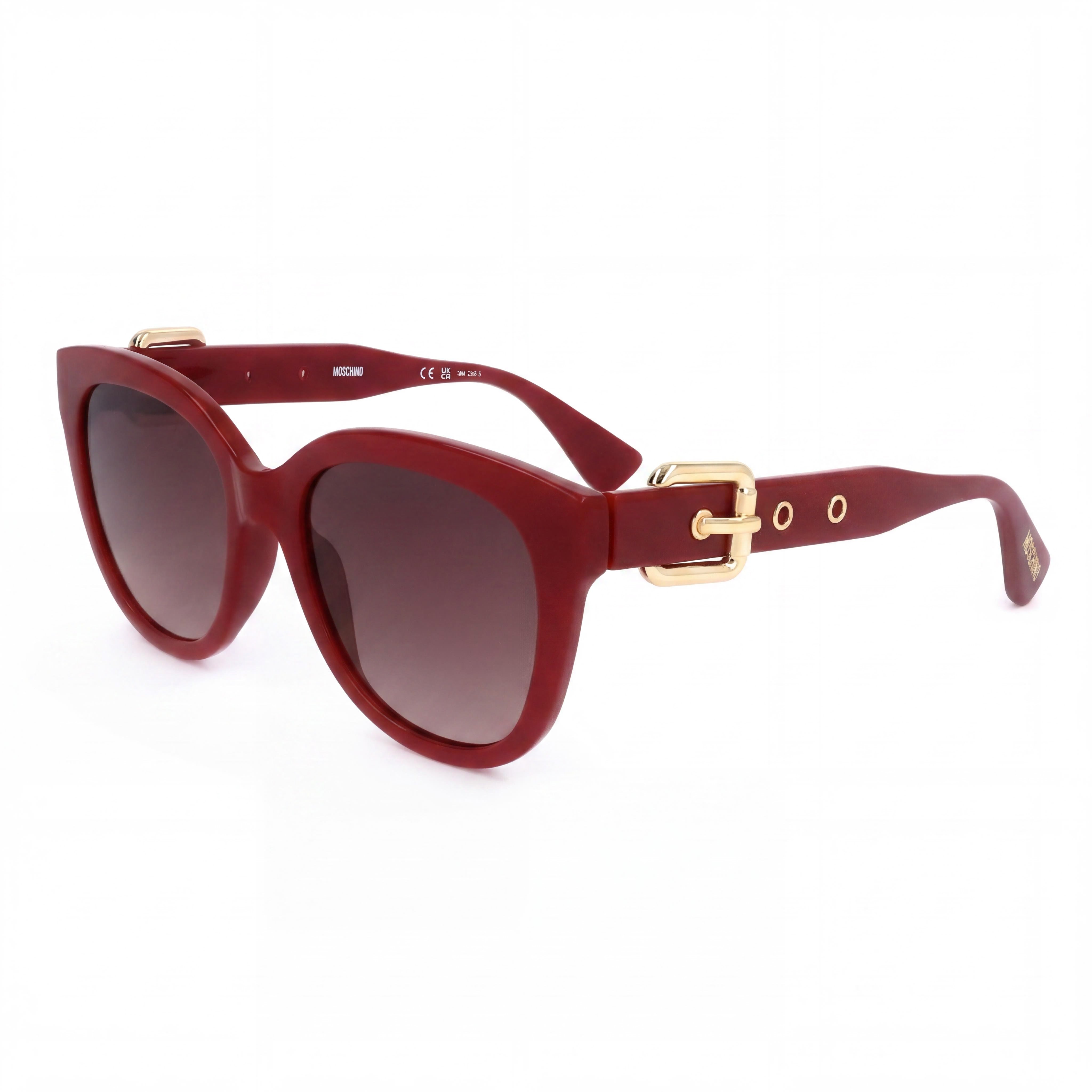 Moschino Casual Women's Cellulose Propionate Frame UV Protected Sunglasses, Brown Shaded Lenses 54mm, Photo 1