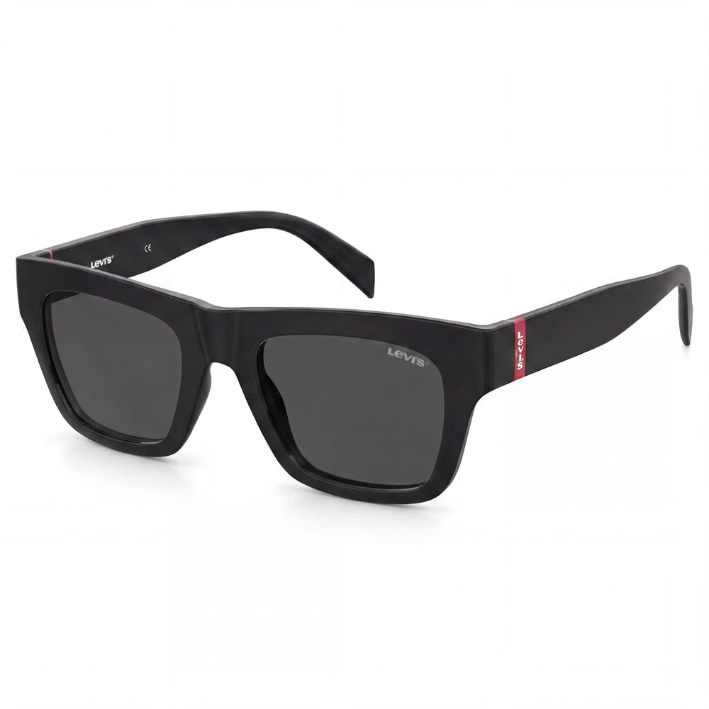 Gafas de sol modernas Levi's para mujer con montura de POLIAMIDA ECOLÓGICA negra, protección UV, ancho de lente de 52 mm