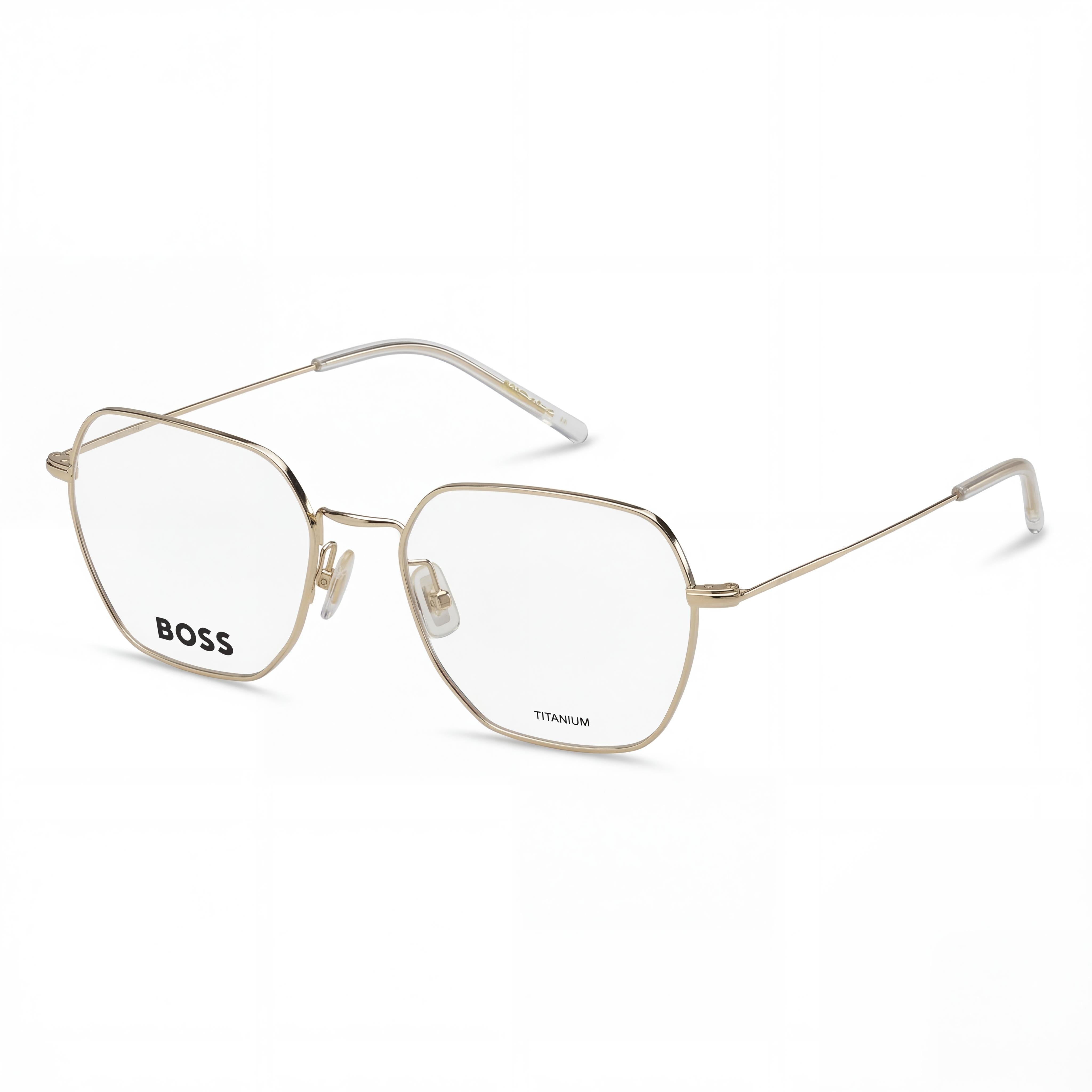 Hugo Boss Boss 1534 Unisex Montura Multicolor Lente de Cristal Oro Rosa No Polarizada 53-18-145mm, Photo 1