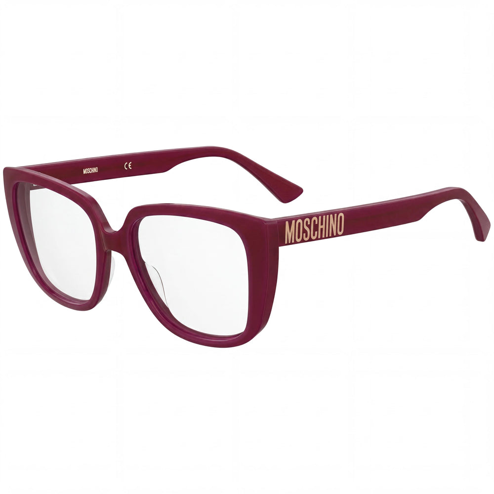 Moschino Mos622 Unisex Eyewear with a Multicolored Acetate Frame and Red Lenses, 53mm Lens Size