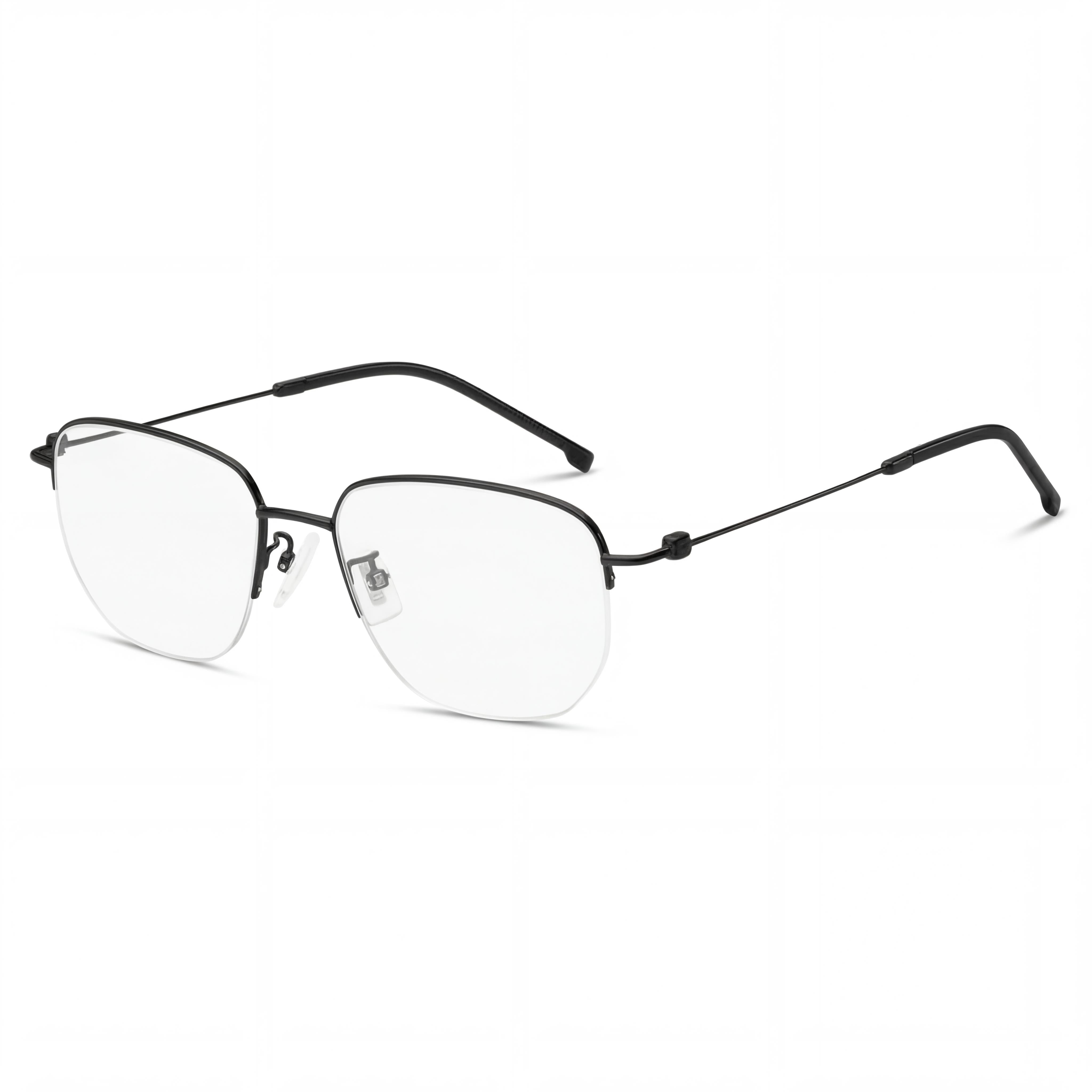 Hugo Boss Modern Women's Black Alloy Steel Frame Sunglasses with Non-polarized Black Lenses 54mm, Photo 1