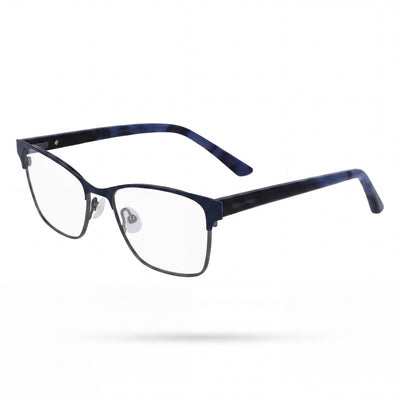 Calvin Klein Ck23107 Unisex Blue Metal Polycarbonate Sunglasses, Size: Lens 52mm, Bridge 17mm, Temple 140mm