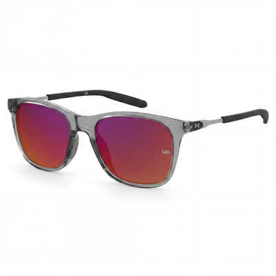 Gafas de sol de poliamida Under Armour Classic para mujer color gris cristal con lentes gris cristal protección UV 54 mm