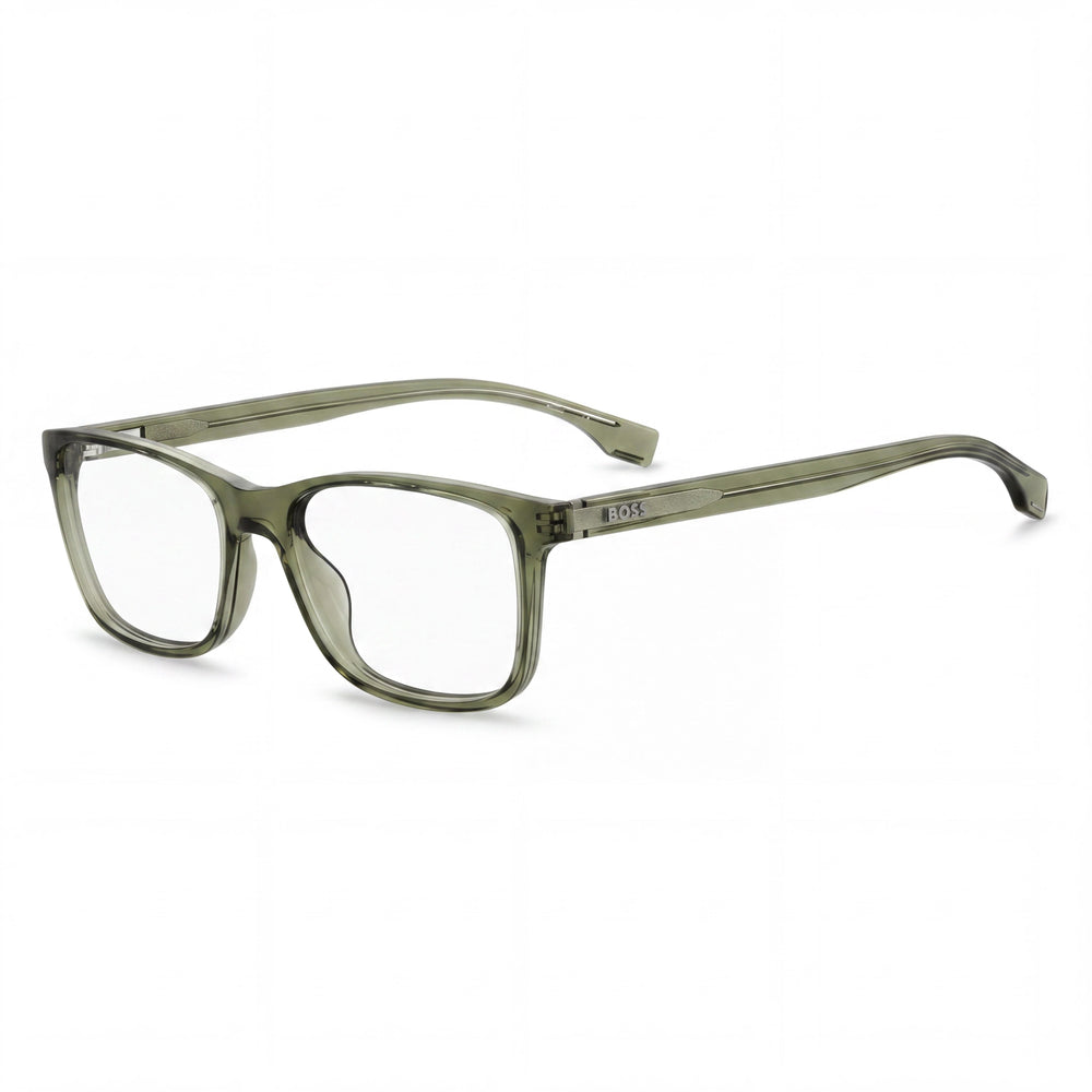 Hugo Boss 1570 Unisex Green Plastic Frame Green Polycarbonate Lenses Sunglasses 54mm Lens Width