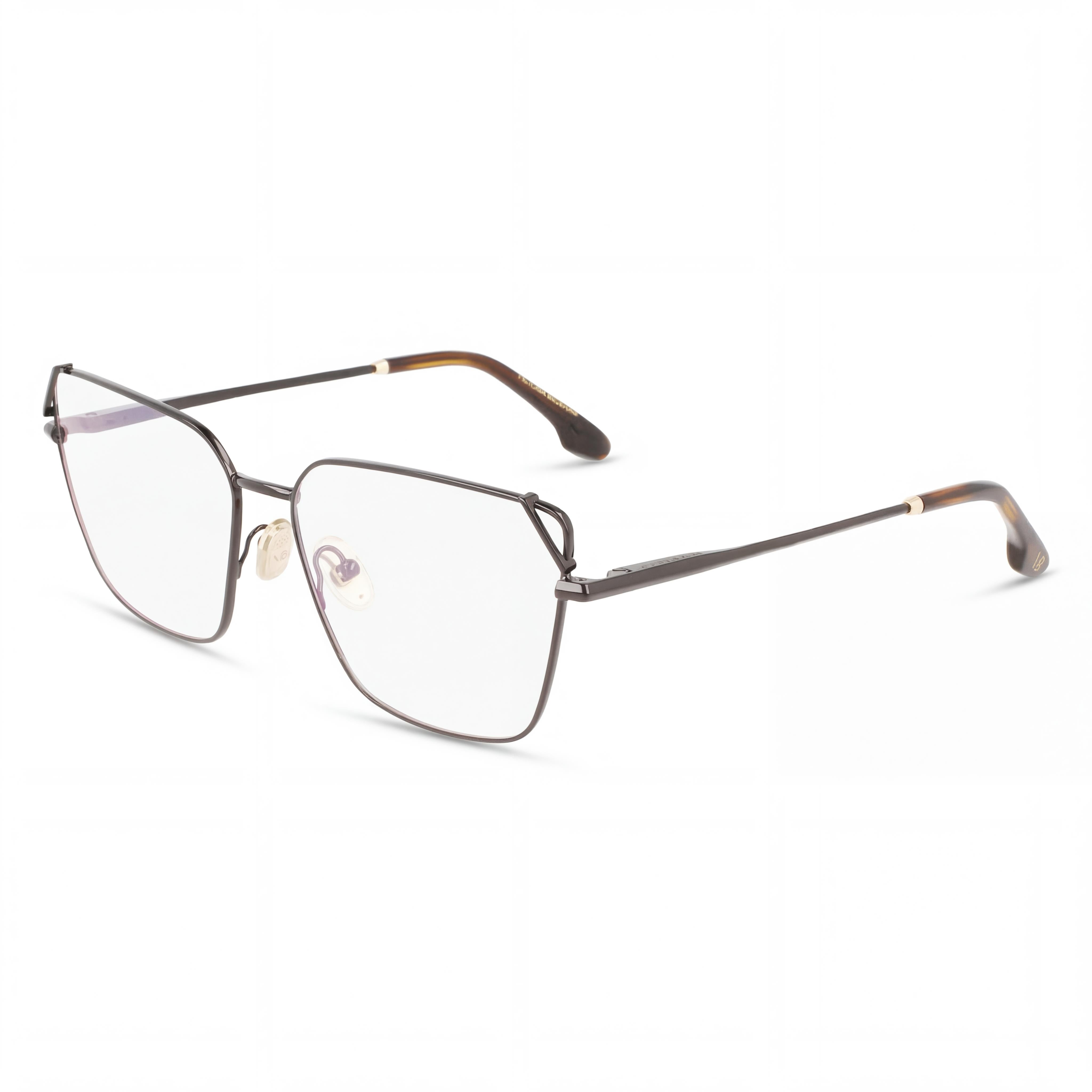Victoria Beckham Modern VB2126 Men's Black Alloy Steel Polycarbonate Non-Polarized Sunglasses 58mm, Photo 1