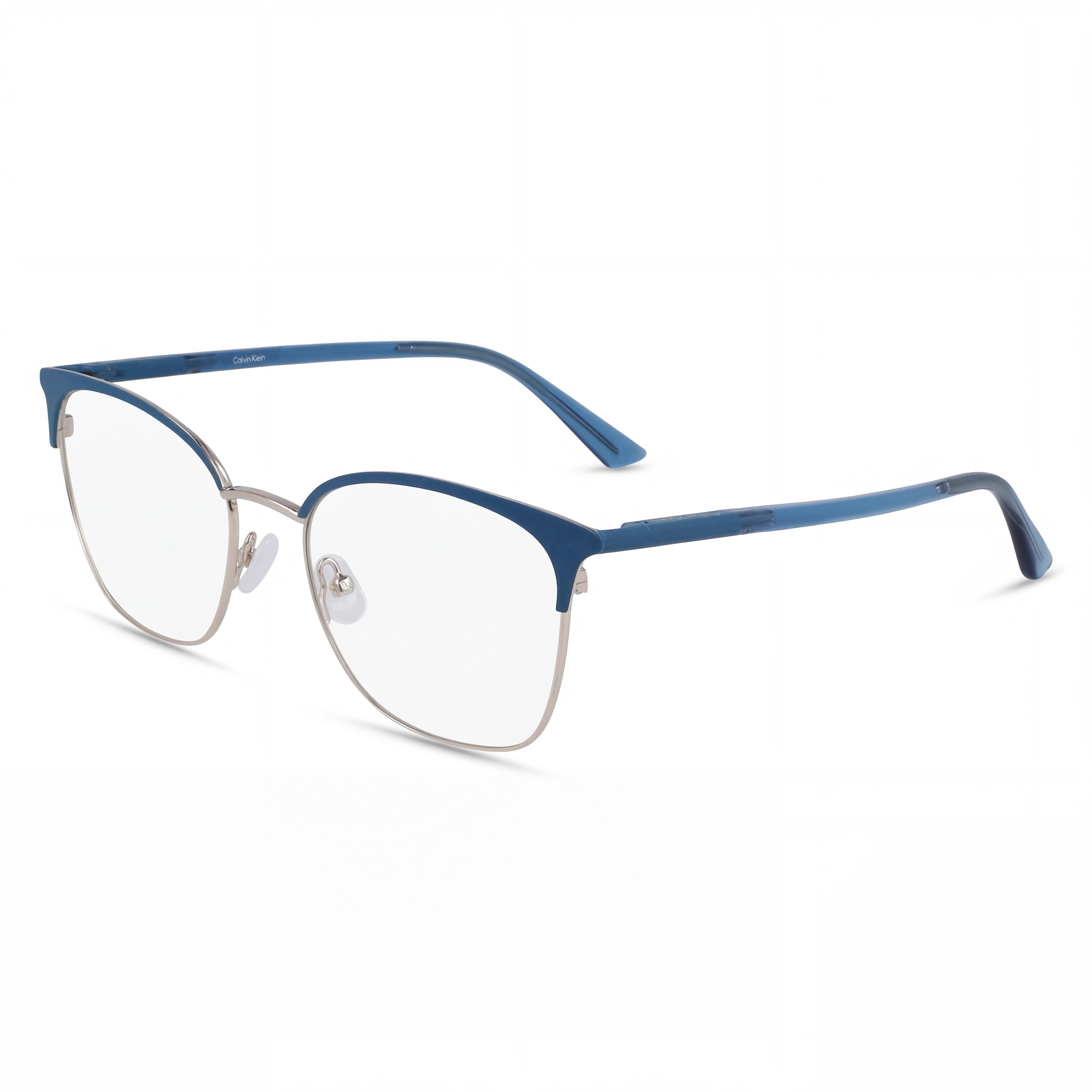 Calvin Klein Ck22119 Gafas Unisex con Montura Metálica Multicolor y Cristales Petróleo 53mm, Photo 1