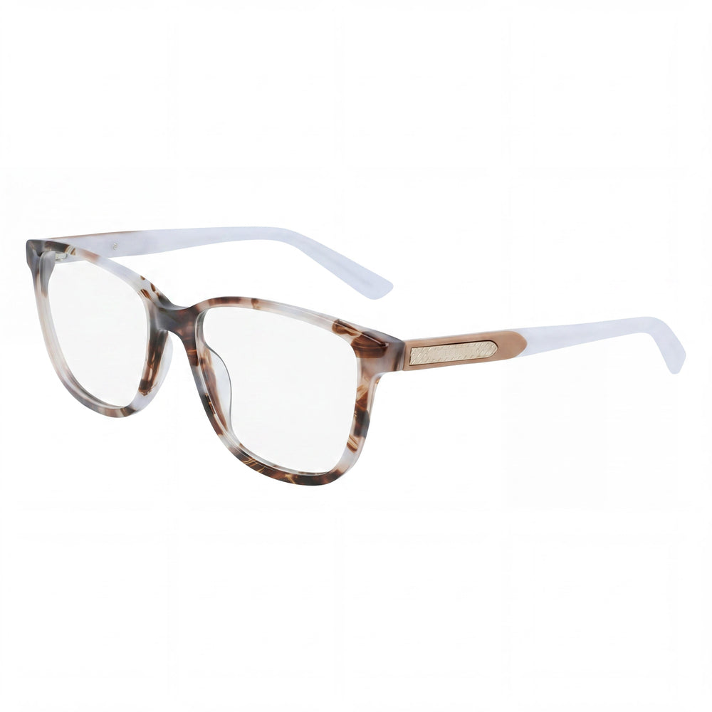 Cole Haan Men's Ch5043 Brown Tortoise Metal Frame Eyewear with Clear Lenses (53-16-135)