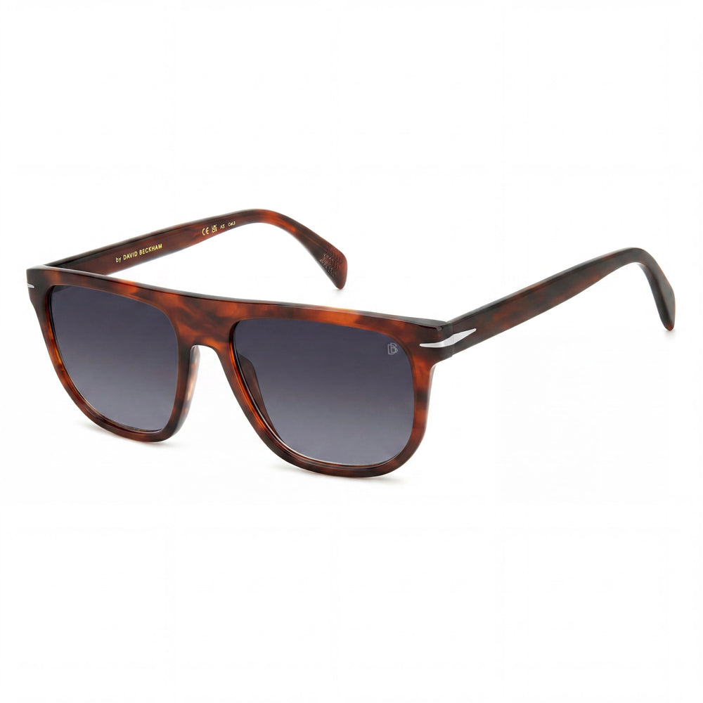 David Beckham Db 7111/S Women's Dark Grey Shaded Acetate Non- Square Frame Sunglasses 56mm