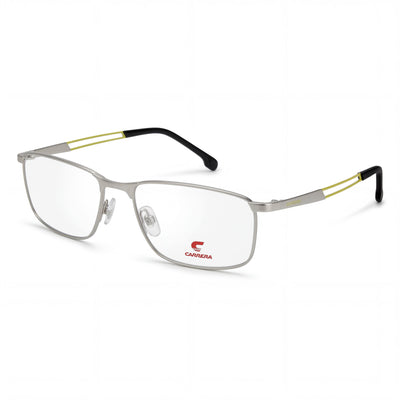 Carrera Modern Sunglasses for Men and Women with Matte Palladium Green Frame and Polycarbonate Lenses 55mm