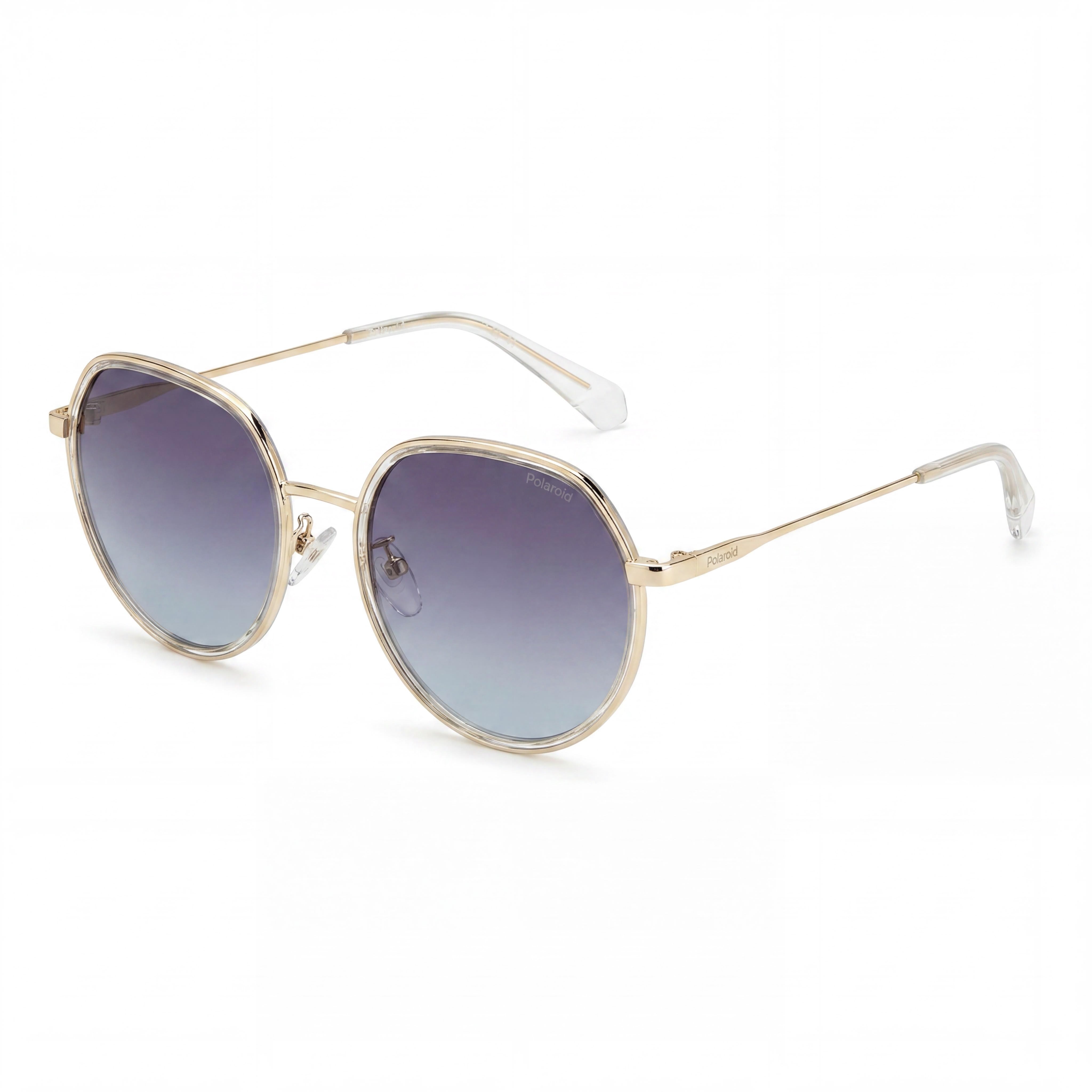 Polaroid Essential Men's Panthos Sunglasses, Ruthenium Stainless Steel Frame, UV Protected Lenses 55mm, Photo 1
