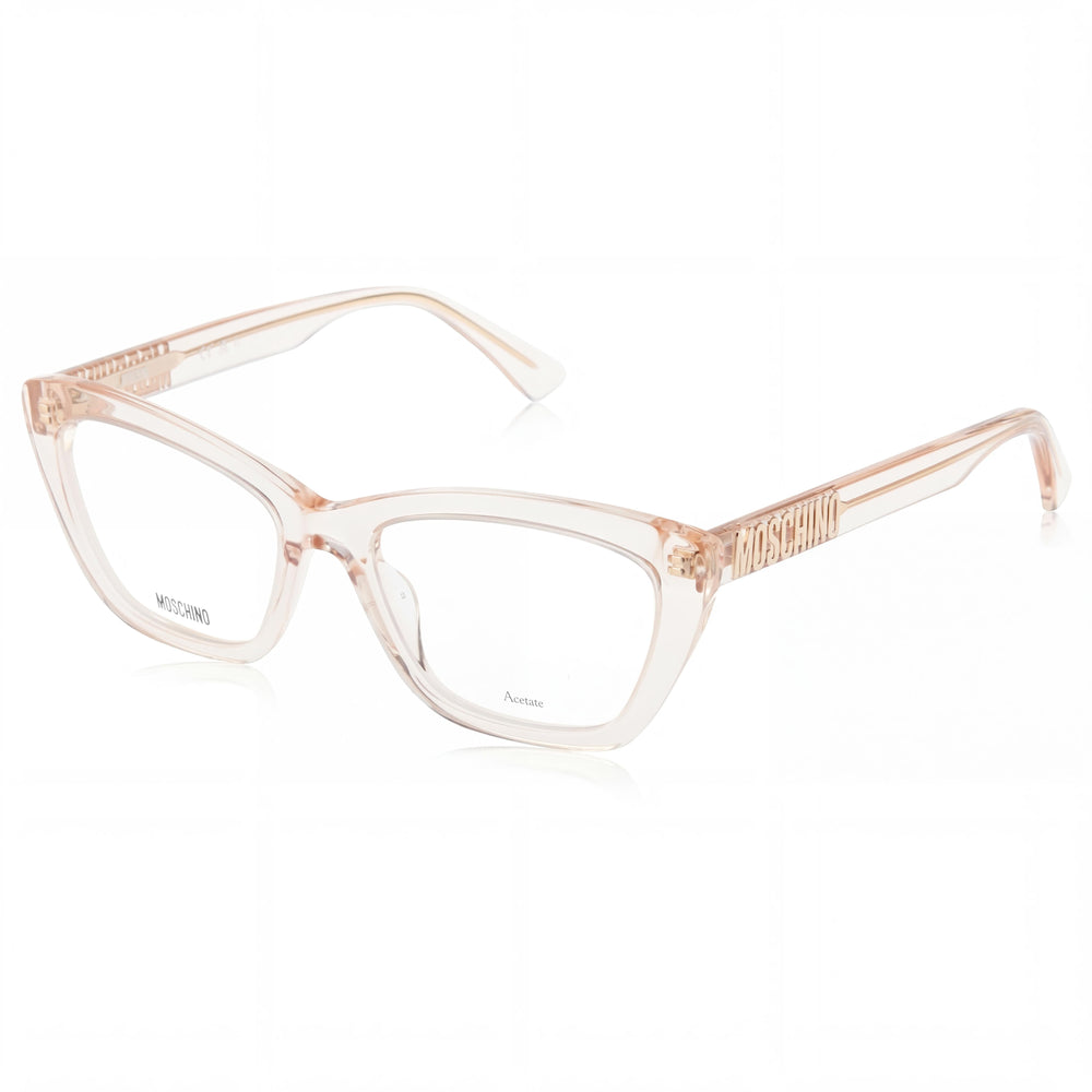 Gafas de sol Moschino Modern para mujer con montura de acetato nude y lentes de policarbonato, tamaño 52-17-140 mm