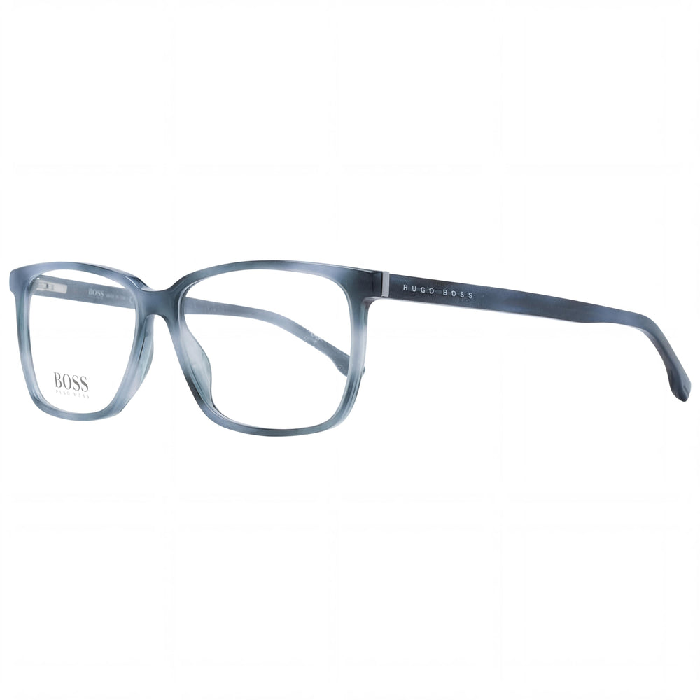 Hugo Boss Boss 1300/U Unisex Plastic Blue Havana Frame Polycarbonate Transparent Lenses 57mm