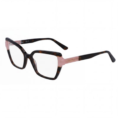 KARL LAGERFELD Modern Women's Acetate Dark Tortoise Rose Non-Polarised 53mm Sunglasses