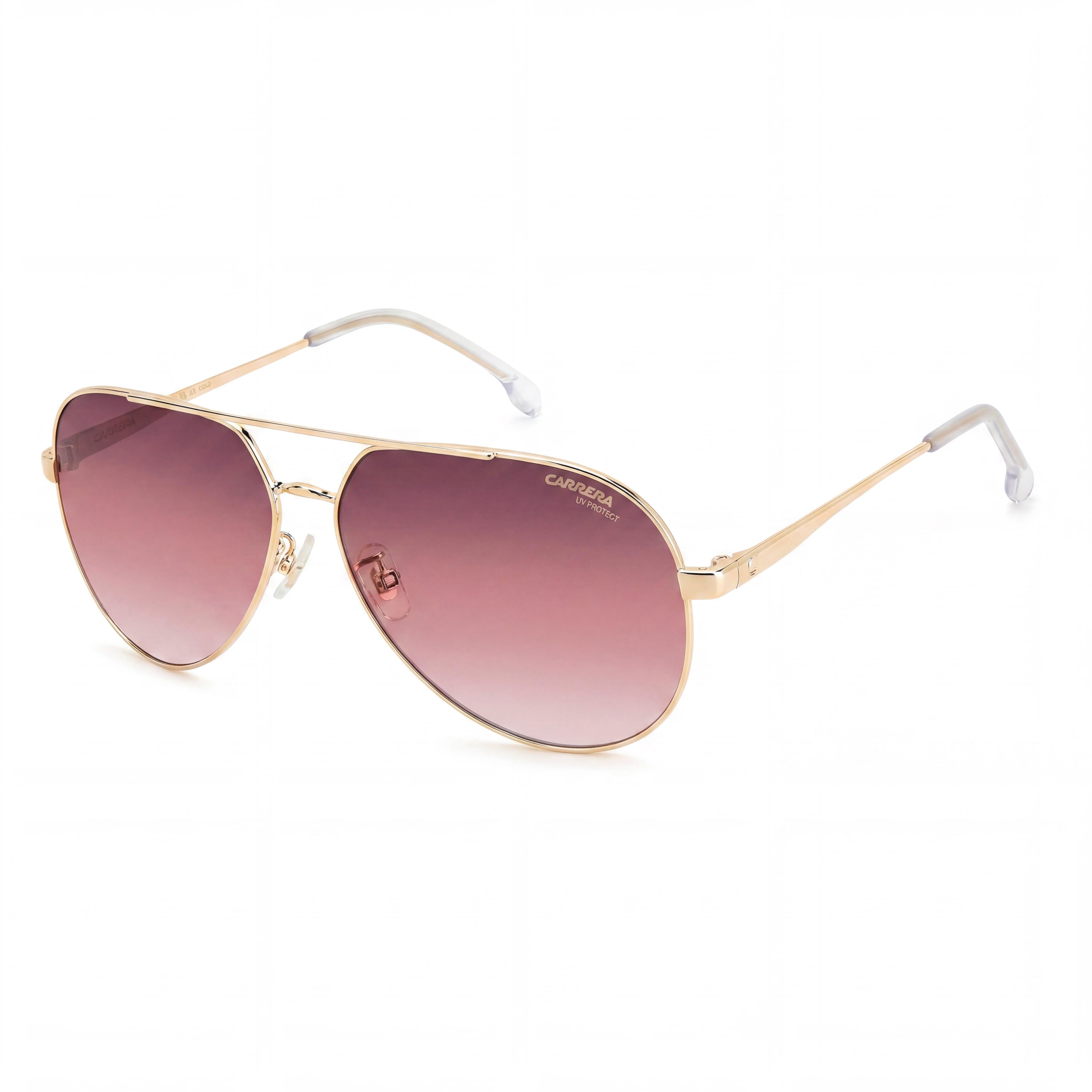 Gafas de sol Carrera 3005/S para mujer, de acero inoxidable, color burdeos, dorado, rosa con degradado burdeos, sin polarizar, protección UV 63-13-140, Photo 1
