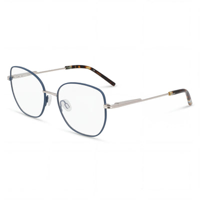 DKNY DK1034 Women's Casual Style Metal Frame Non-Polarized Polycarbonate Lens Sunglasses Teal/Silver 51mm